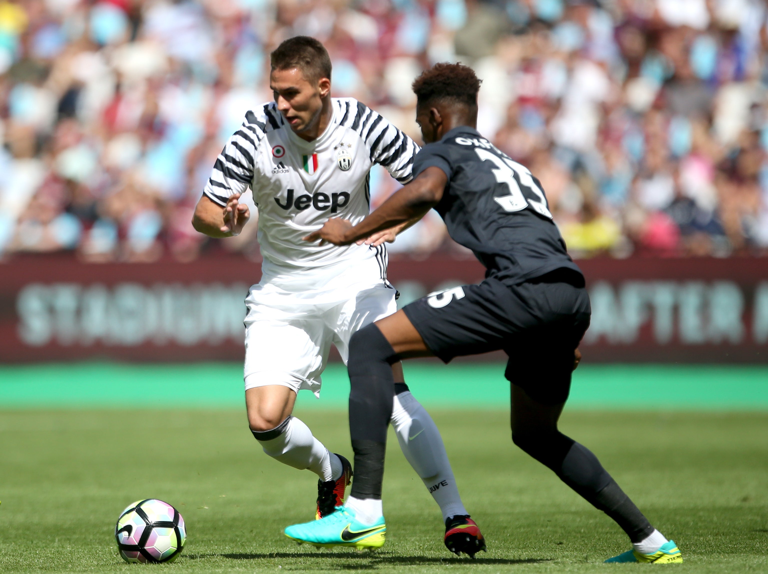 Marko Pjaca, left, struck for Torino on Friday night (Steven Paston/PA)