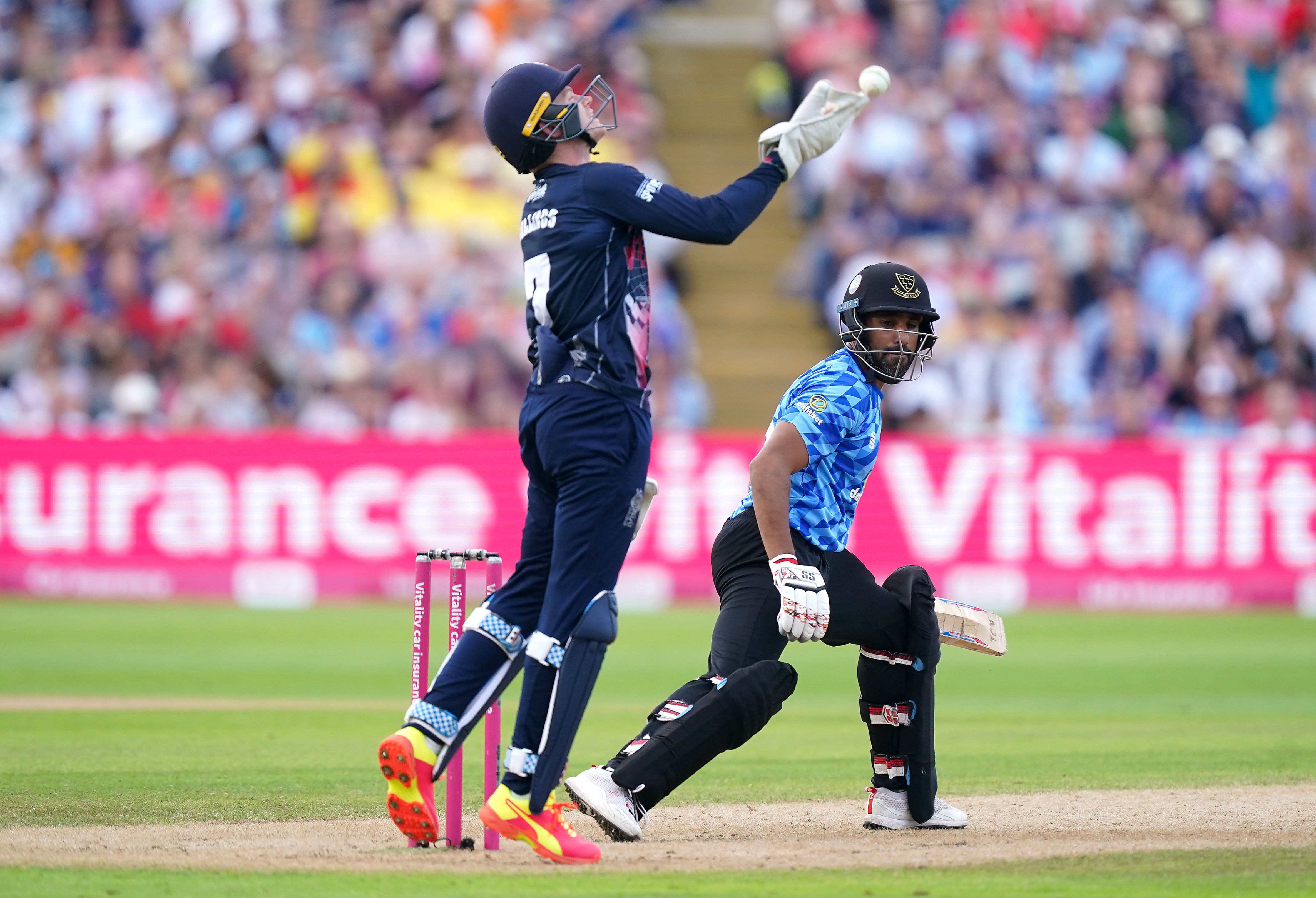 Sussex lost wickets at regular intervals (Mike Egerton/PA)