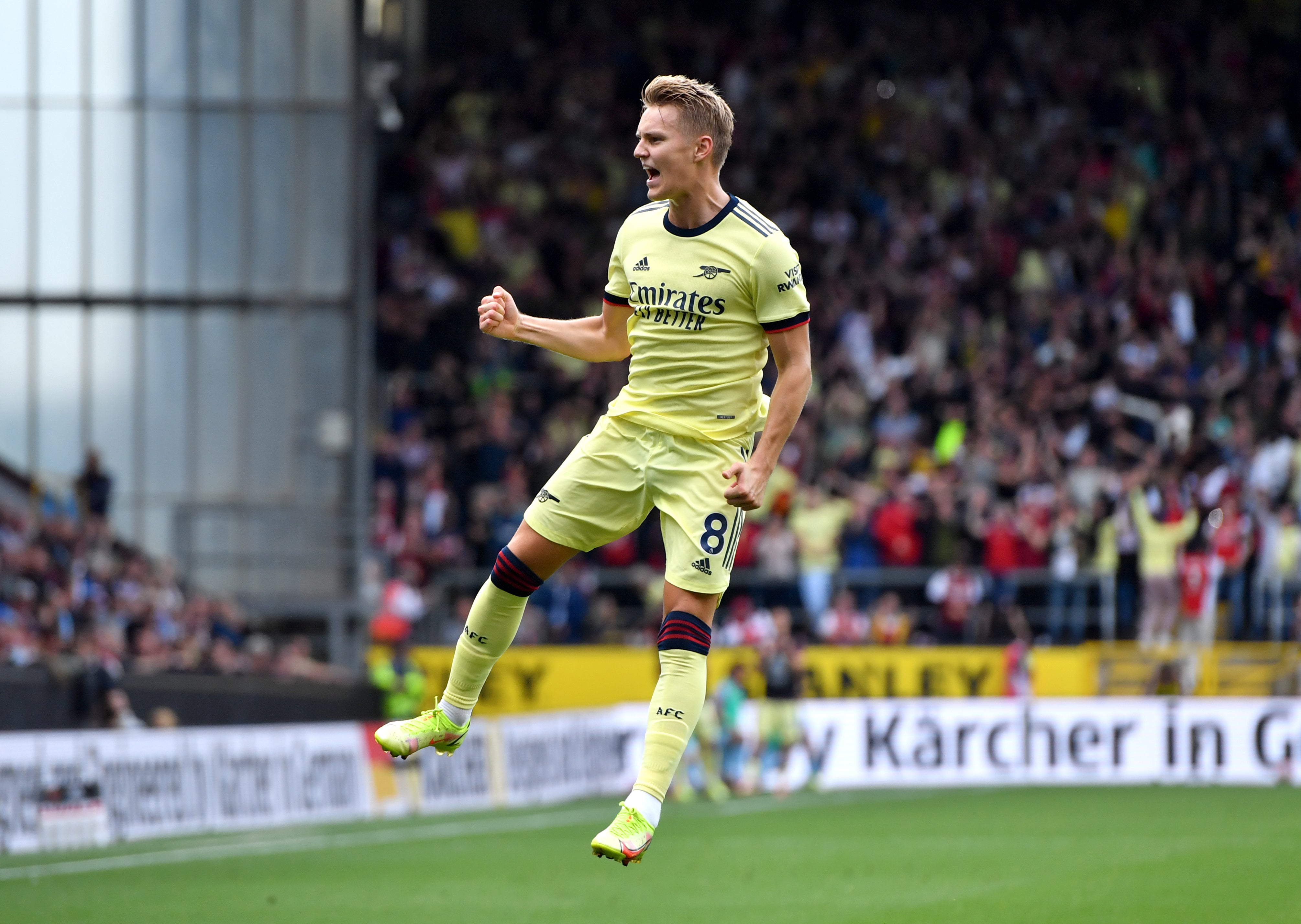 Martin Odegaard scored Arsenal’s winner (Anthony Devlin/PA)