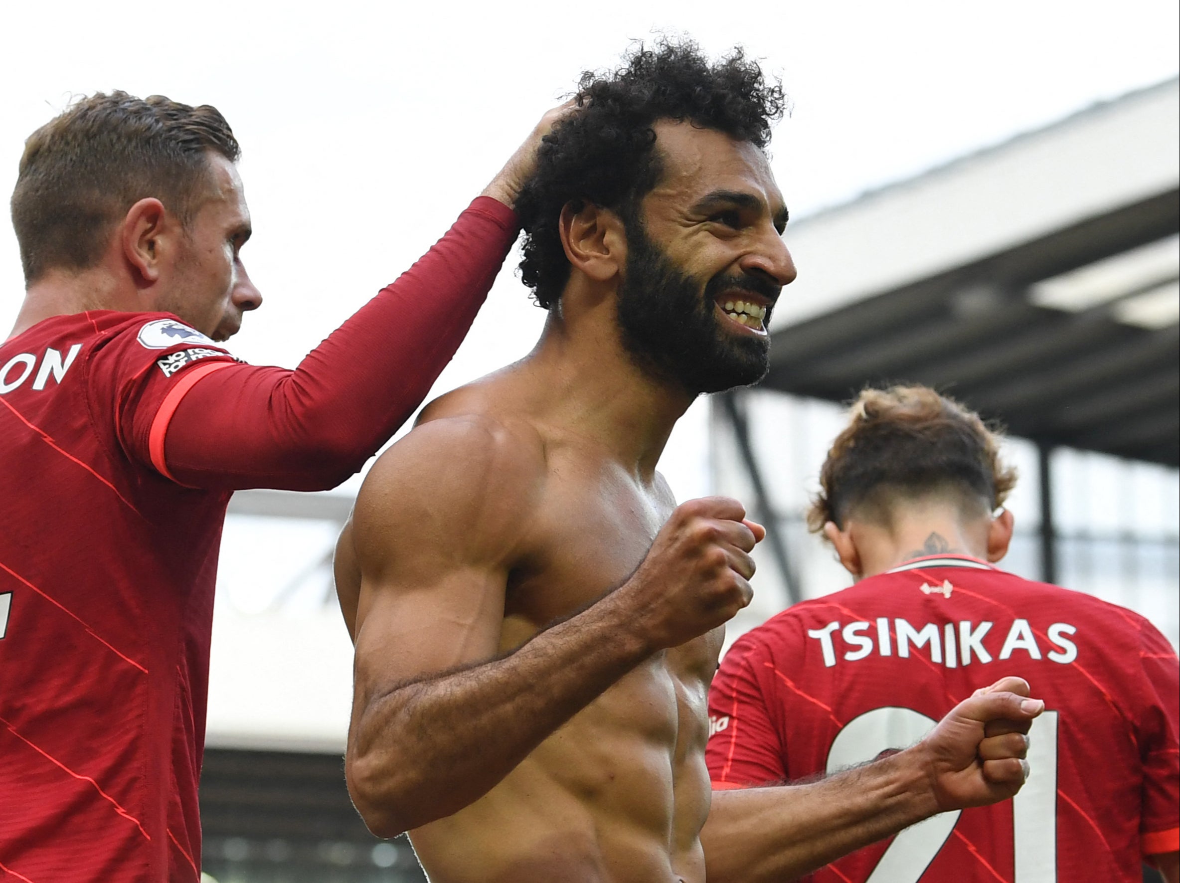 Mohamed Salah’s goal – like Mane’s and Keita’s – came from a set-piece