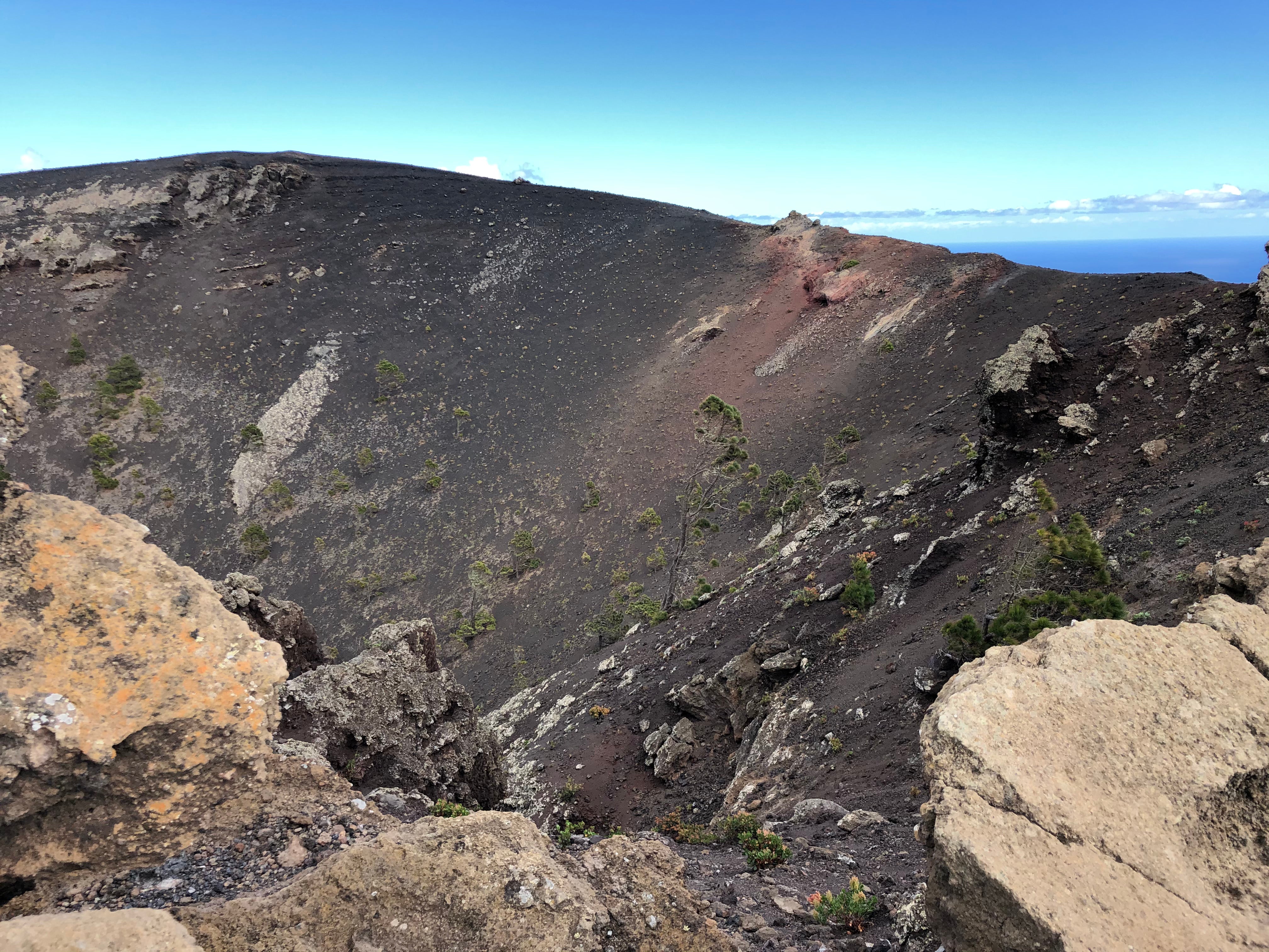 San Antonio Volcano. The volcanic chain last erupted in 1971