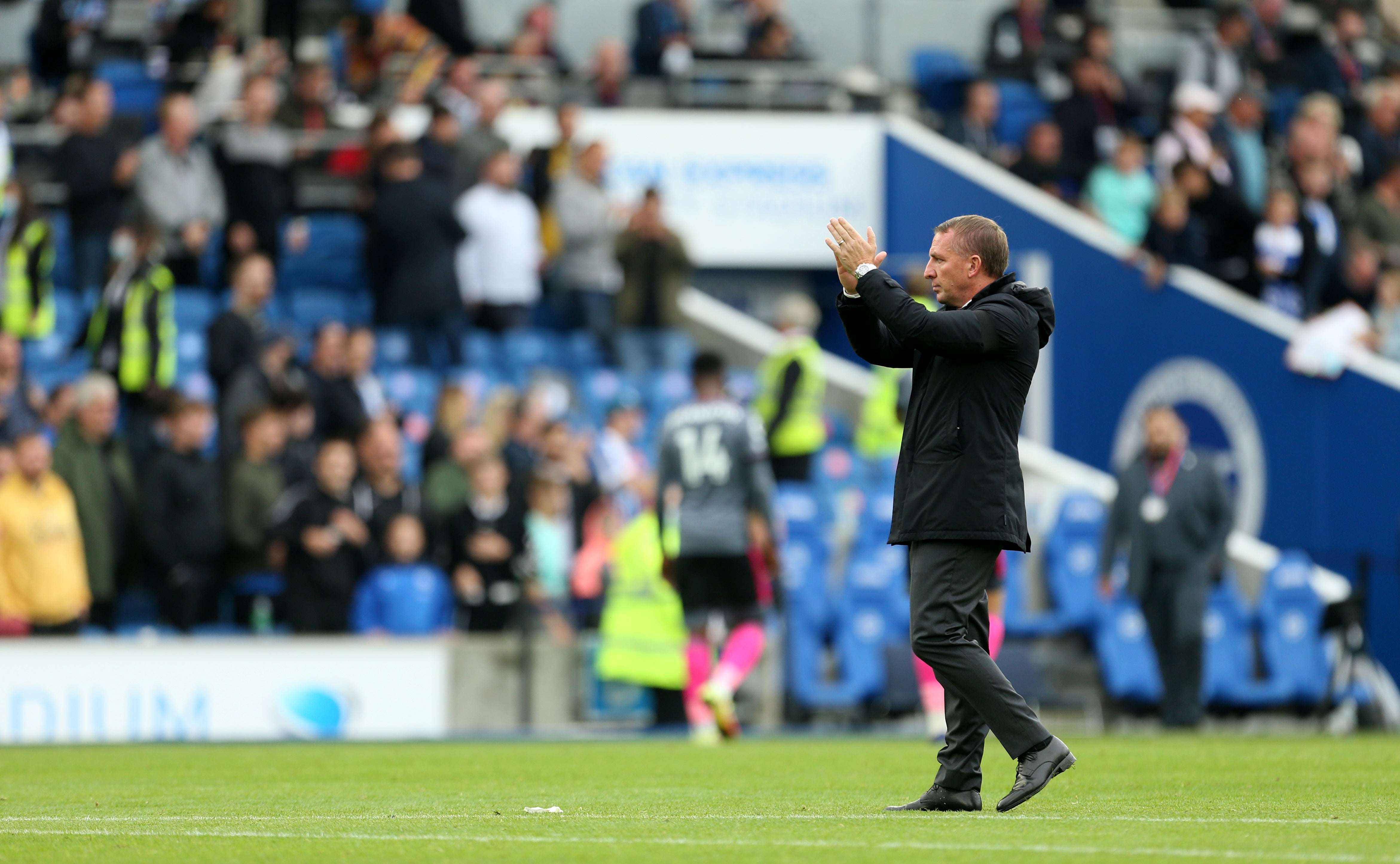 Brendan Rodgers’ side had two goals chalked off by VAR (Steven Paston/PA)