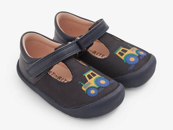 Start-Rite navy tractor first step shoes (£39.99, jojomamanbebe.co.uk )