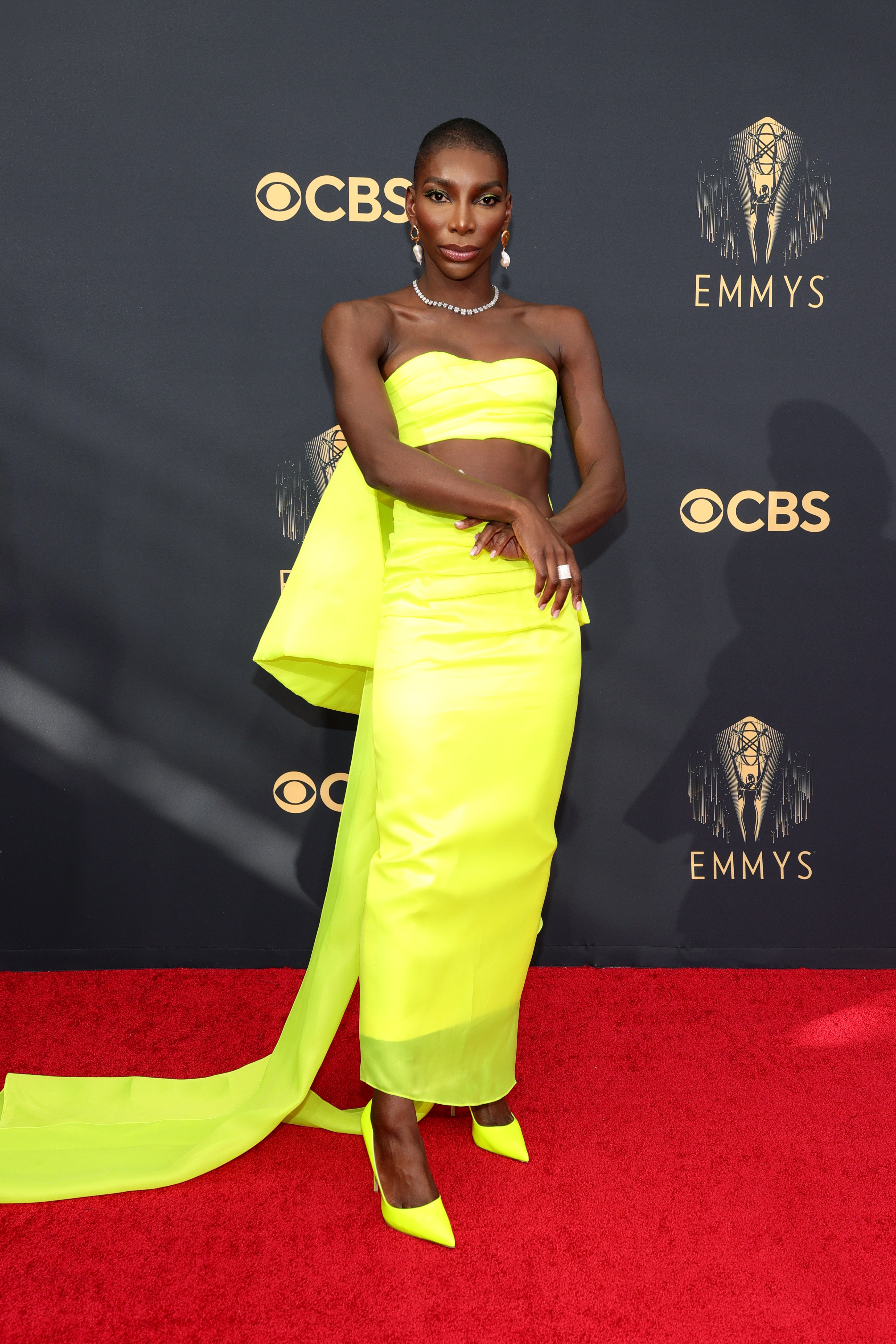 Michaeala Coel at the 2021 Emmy Awards