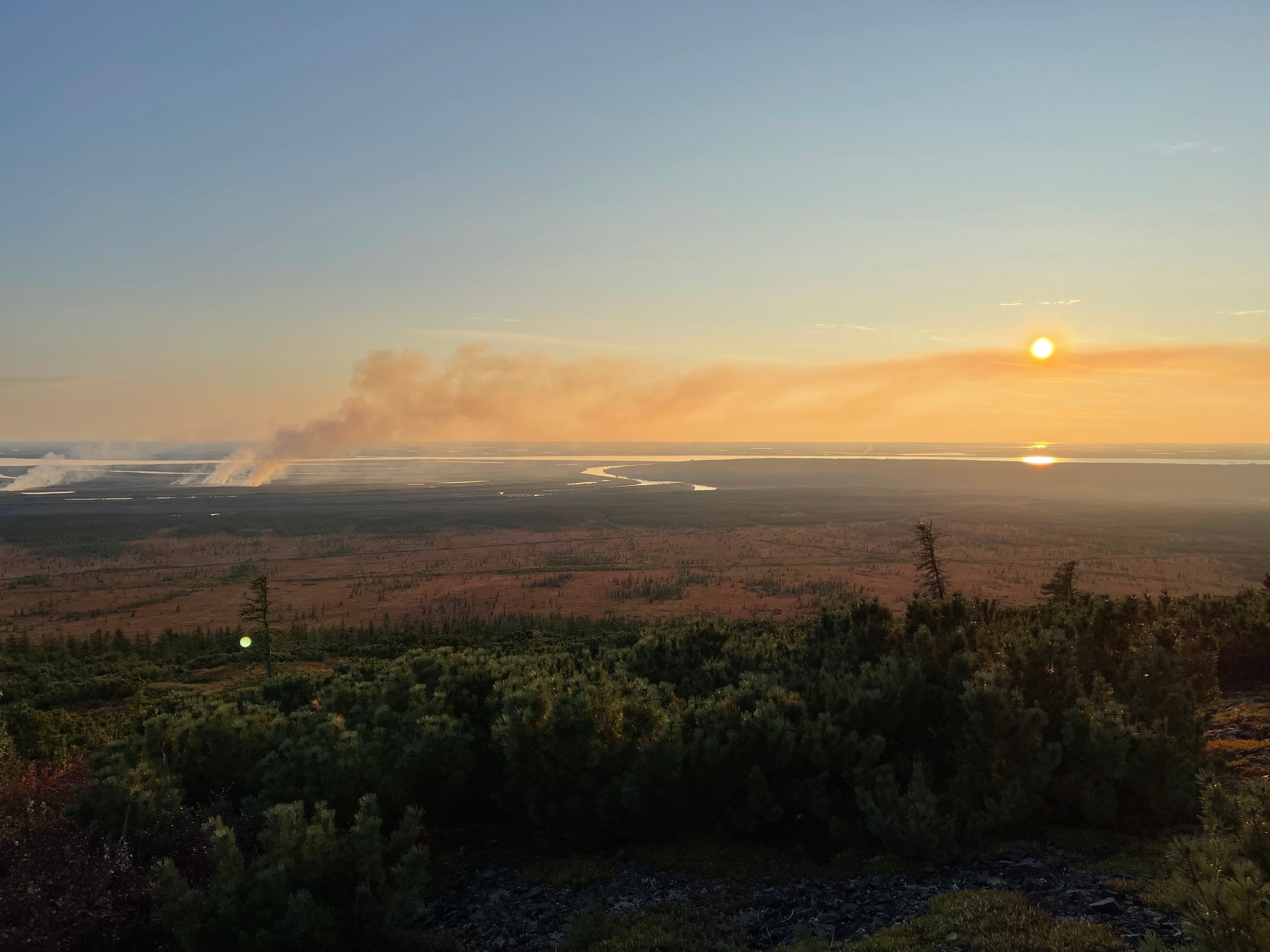 Wildfires used to be extremely rare in Chersky, yet this is the second in two years