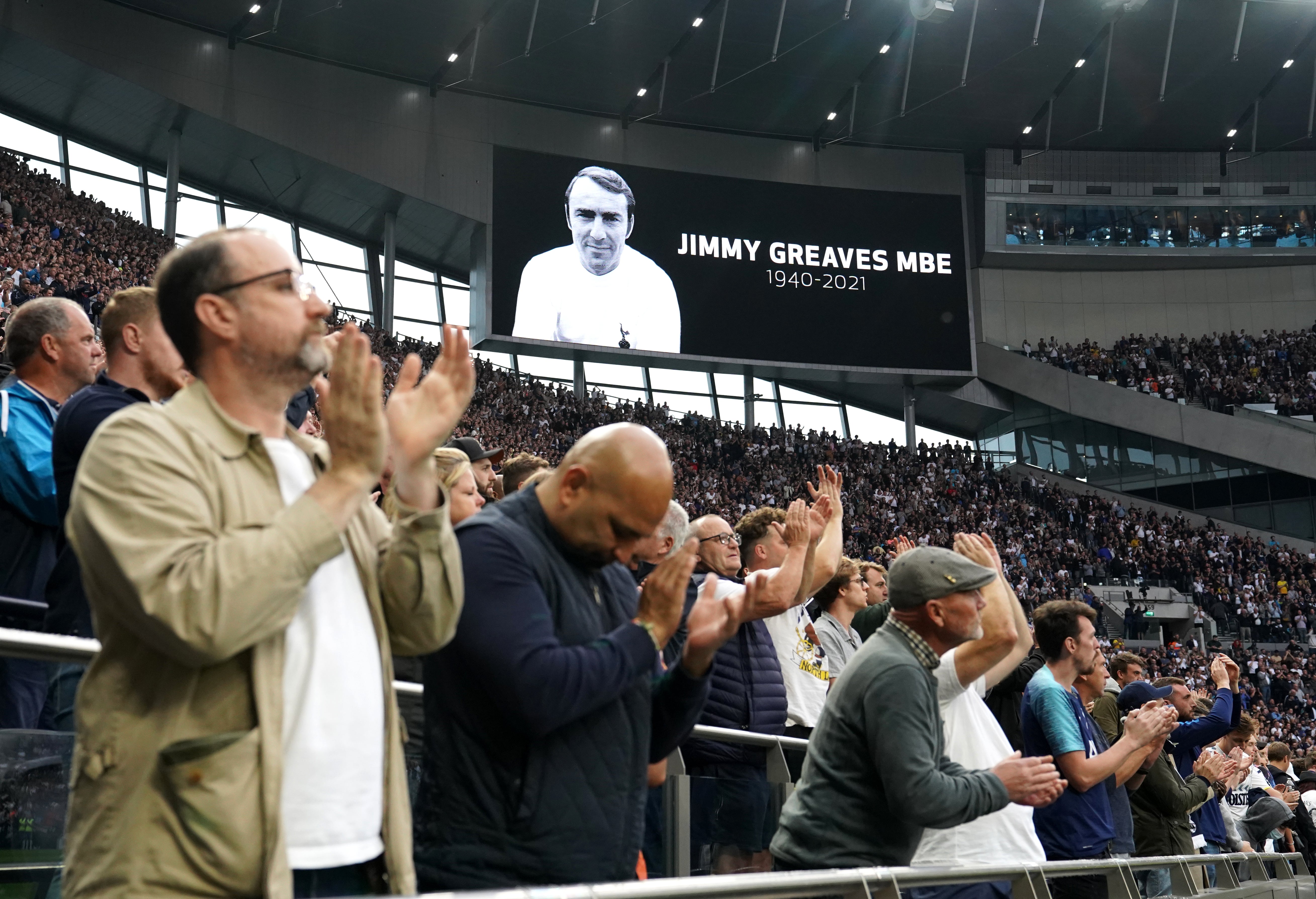 The football world remembered the great Jimmy Greaves after the death of the current all-time leading scorer in England’s top flight was confirmed on Sunday (Tim Goode/PA)