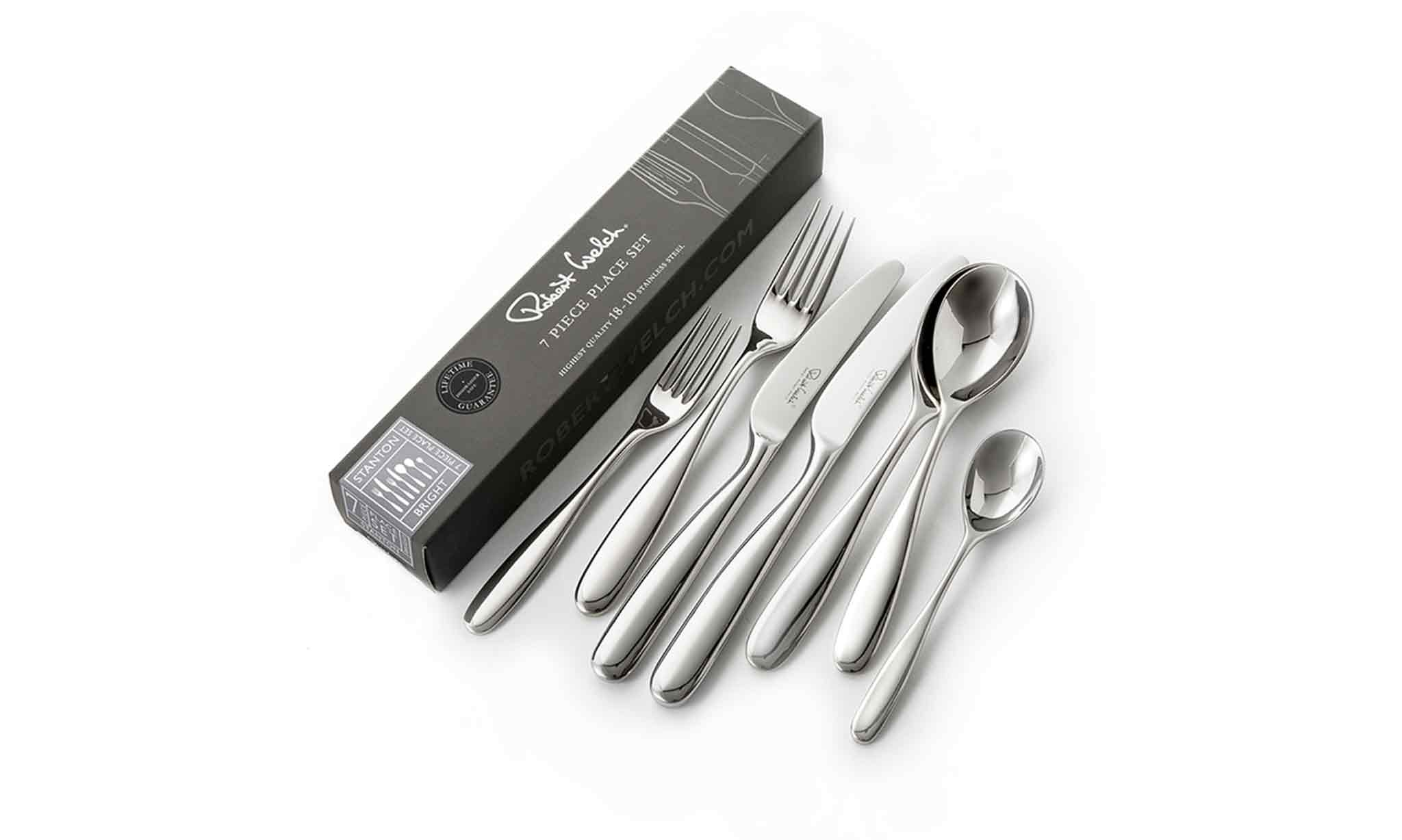 Robert Welch stanton 7pc place setting cutlery gift set