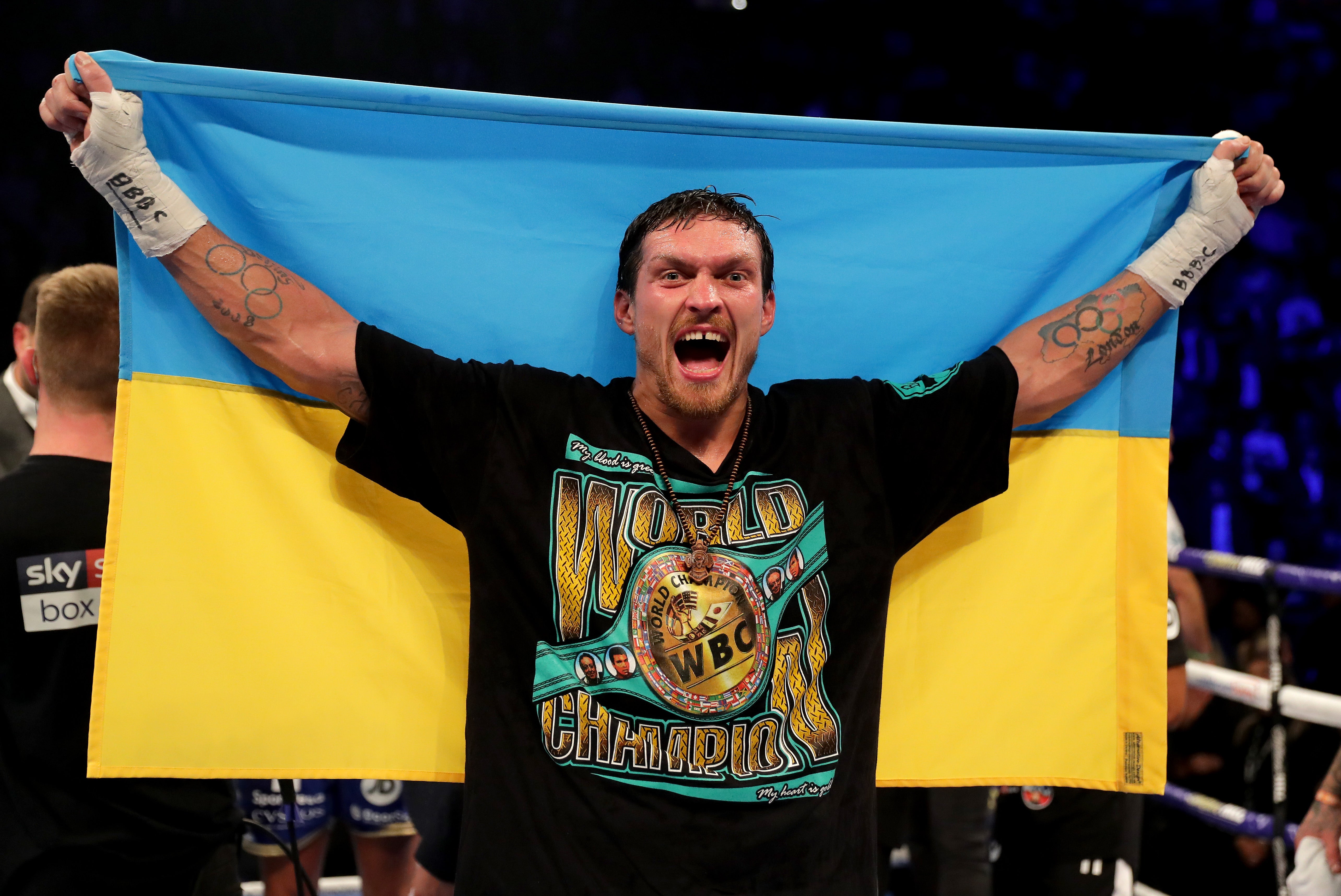 Oleksandr Usyk is aiming to become a two-weight world champion