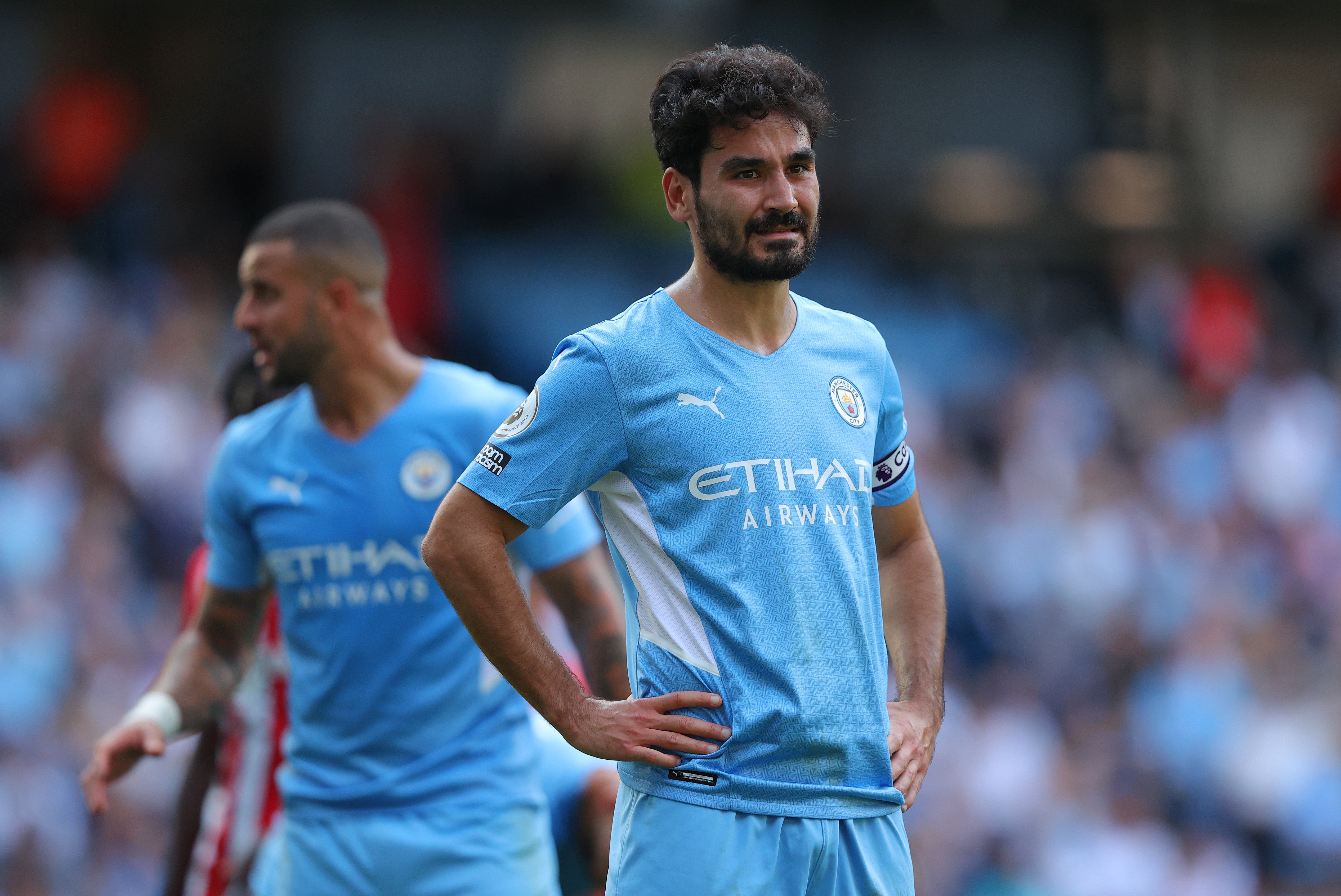 Ilkay Gundogan has joined Man City’s lengthening injury list