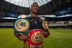 Anthony Joshua: ‘Boxing is an unforgiving world. The hardest battles are outside the ring’