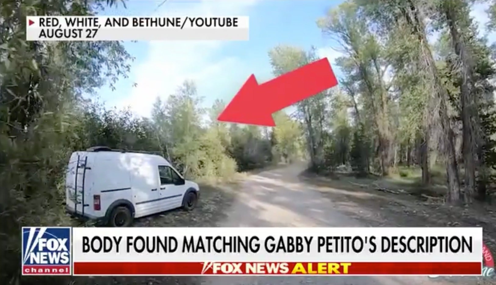 A travel blogger described coming across Petito’s van in Wyoming