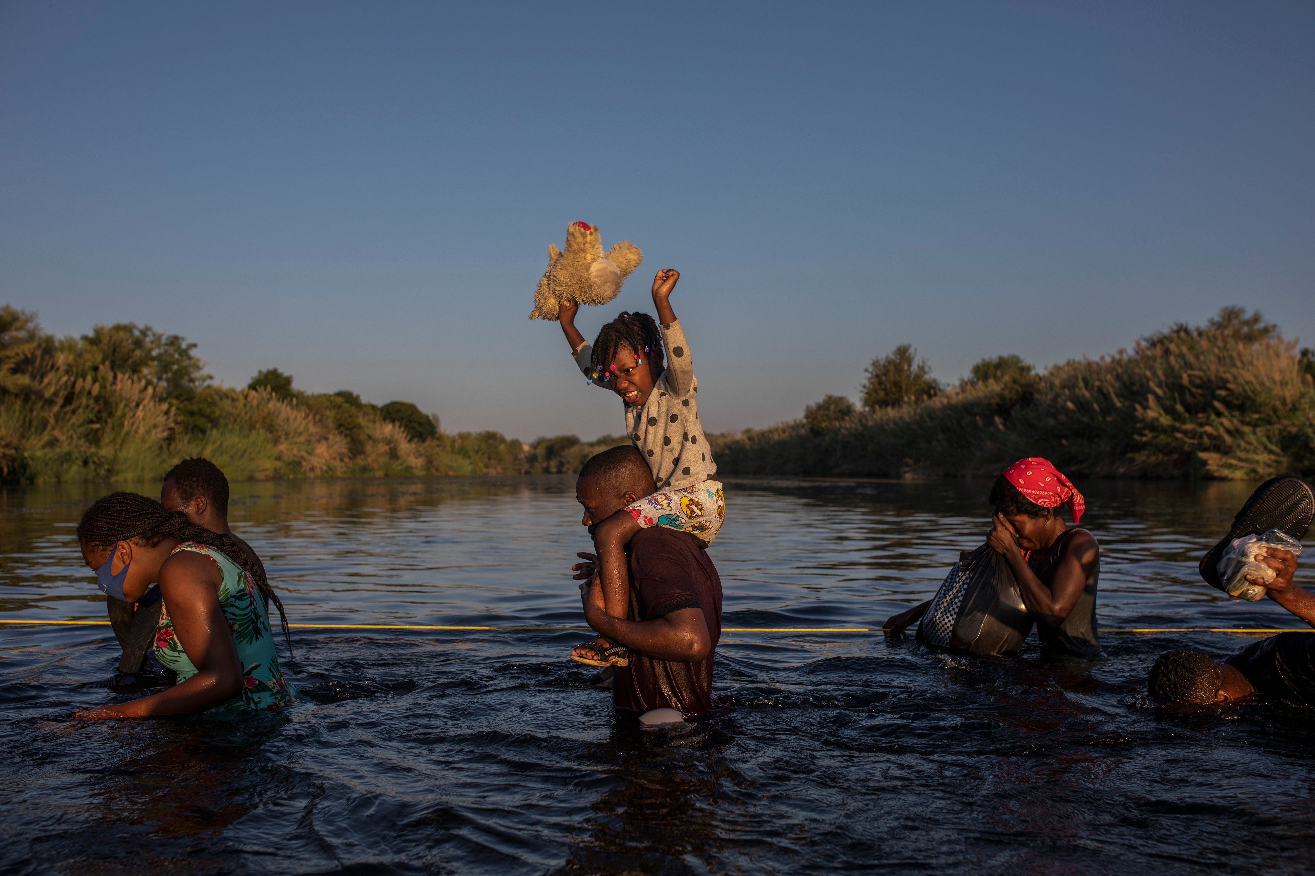 APTOPIX Mexico US Border Migrant Camp