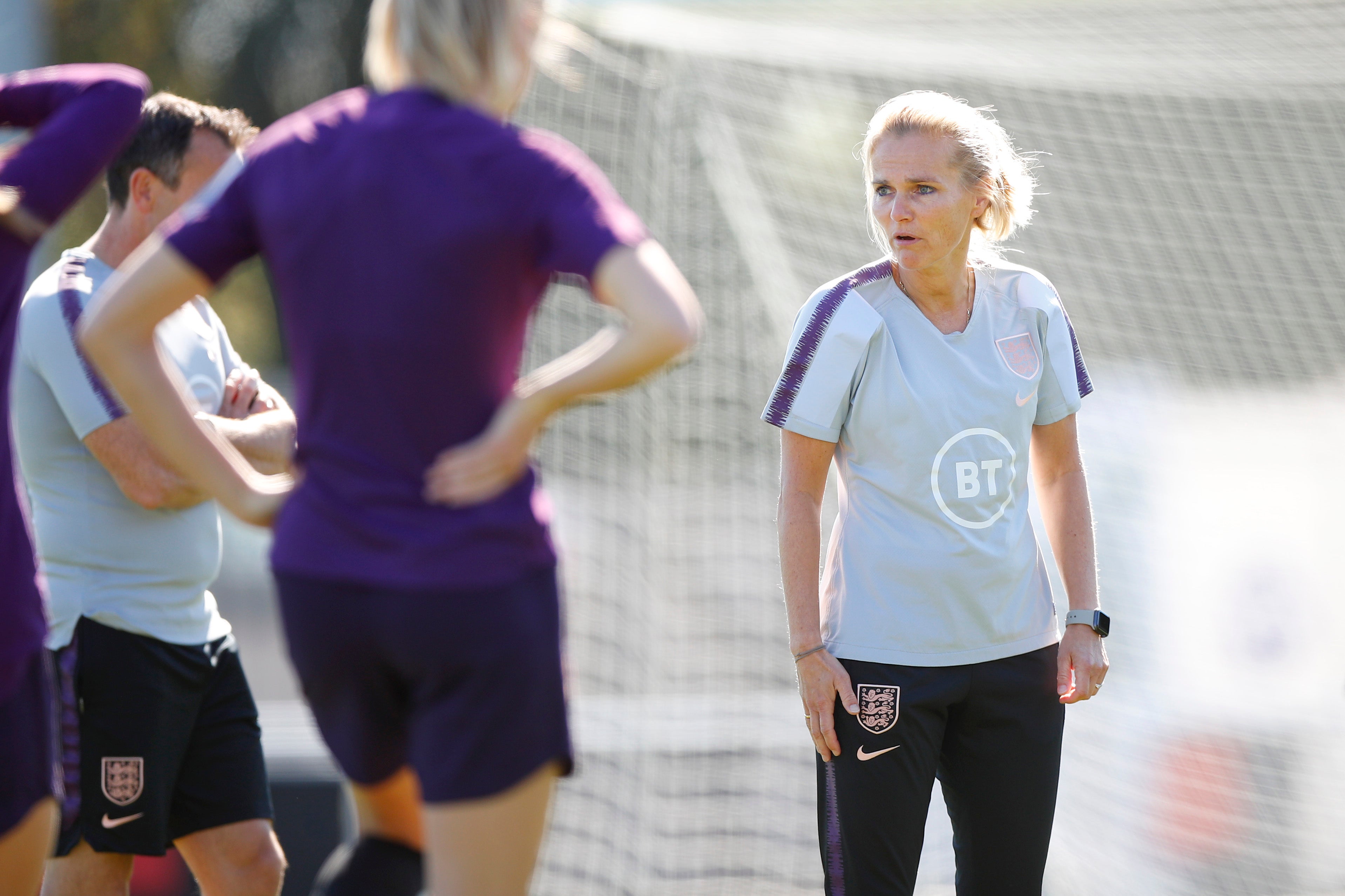 Sarina Wiegman won more than 100 caps for the Netherlands as a player