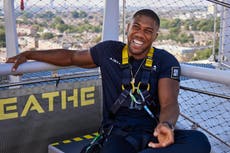 Anthony Joshua ‘solid as a rock’ at new lighter weight ahead of Oleksandr Usyk fight