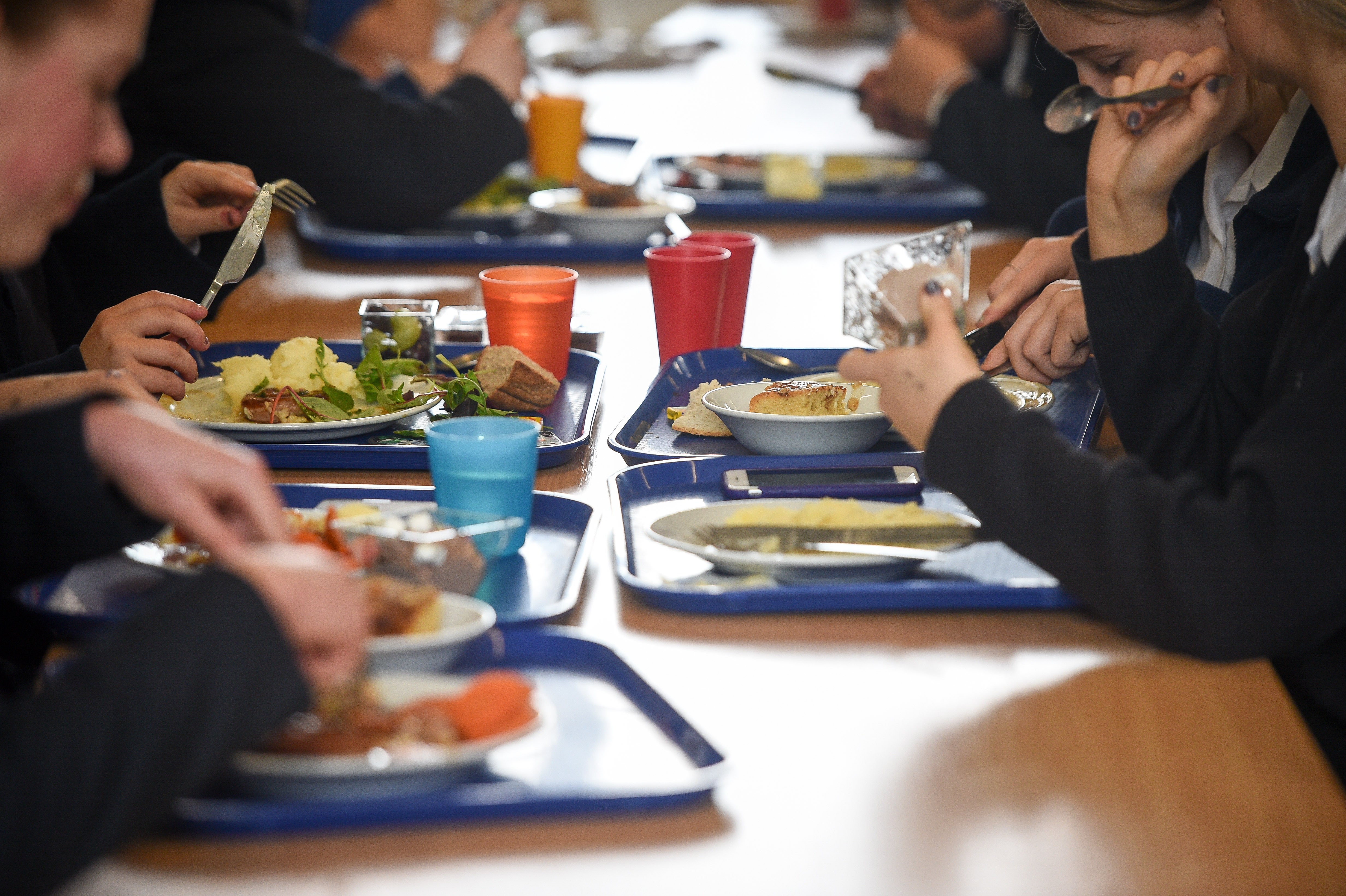 School canteens in North Ayrshire, Scotland are to trial facial recognition schemes from Monday. (Ben Birchall/PA)