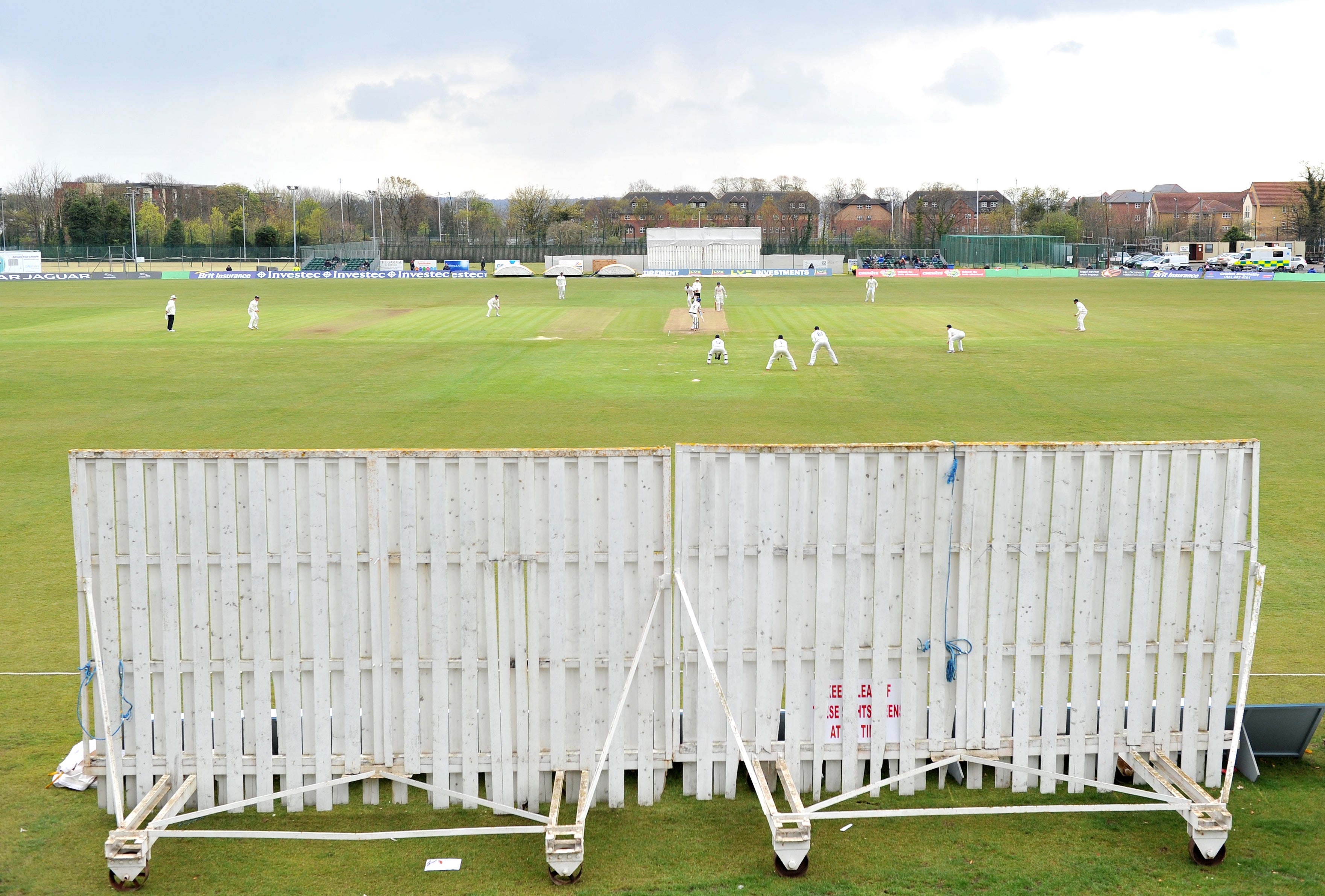 Lancashire bowled out Hampshire for 143 at Aigburth (Martin Rickett/PA).