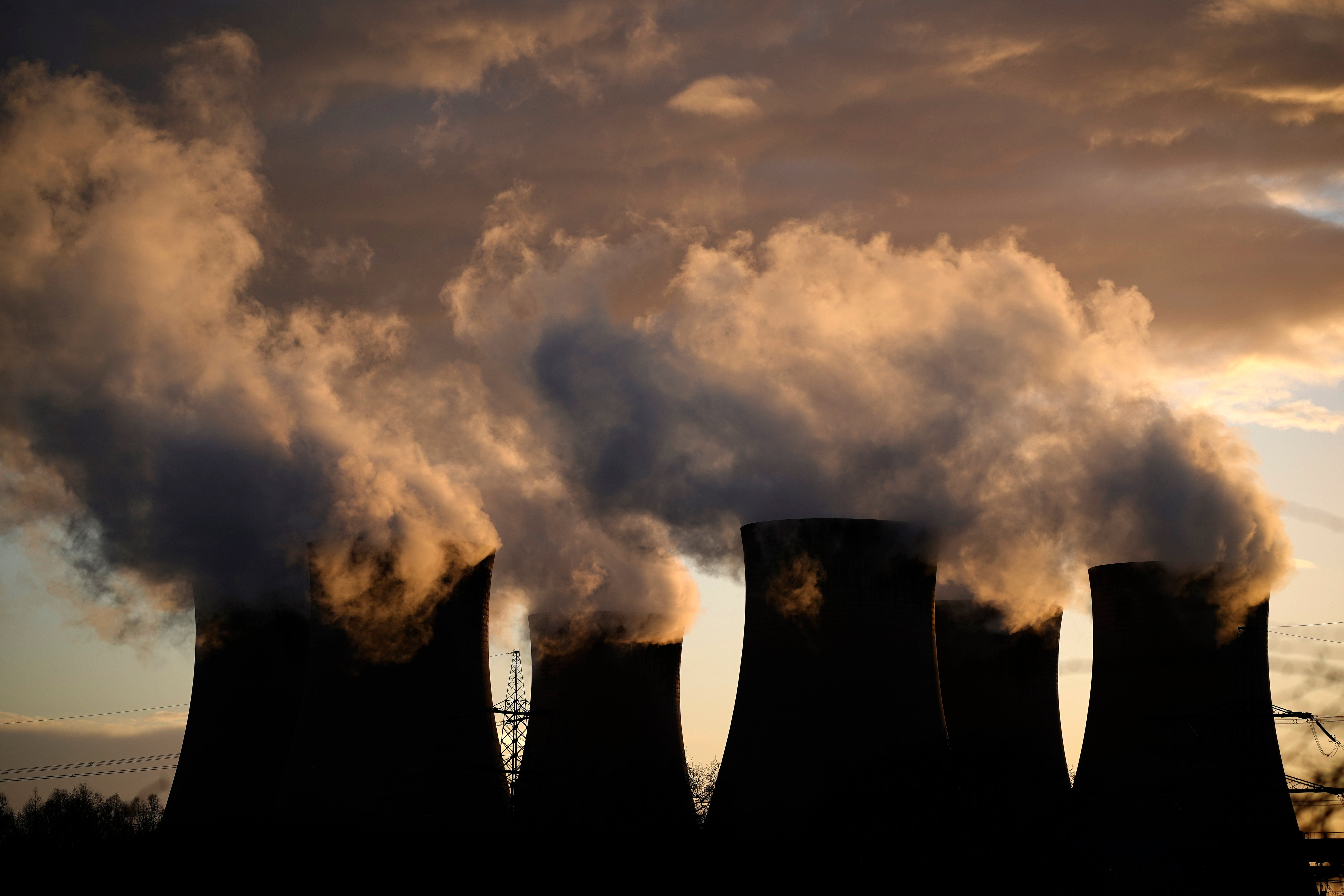 Drax power station in Yorkshire is one of three coal-fired units still operating and due to cease operations in 2024