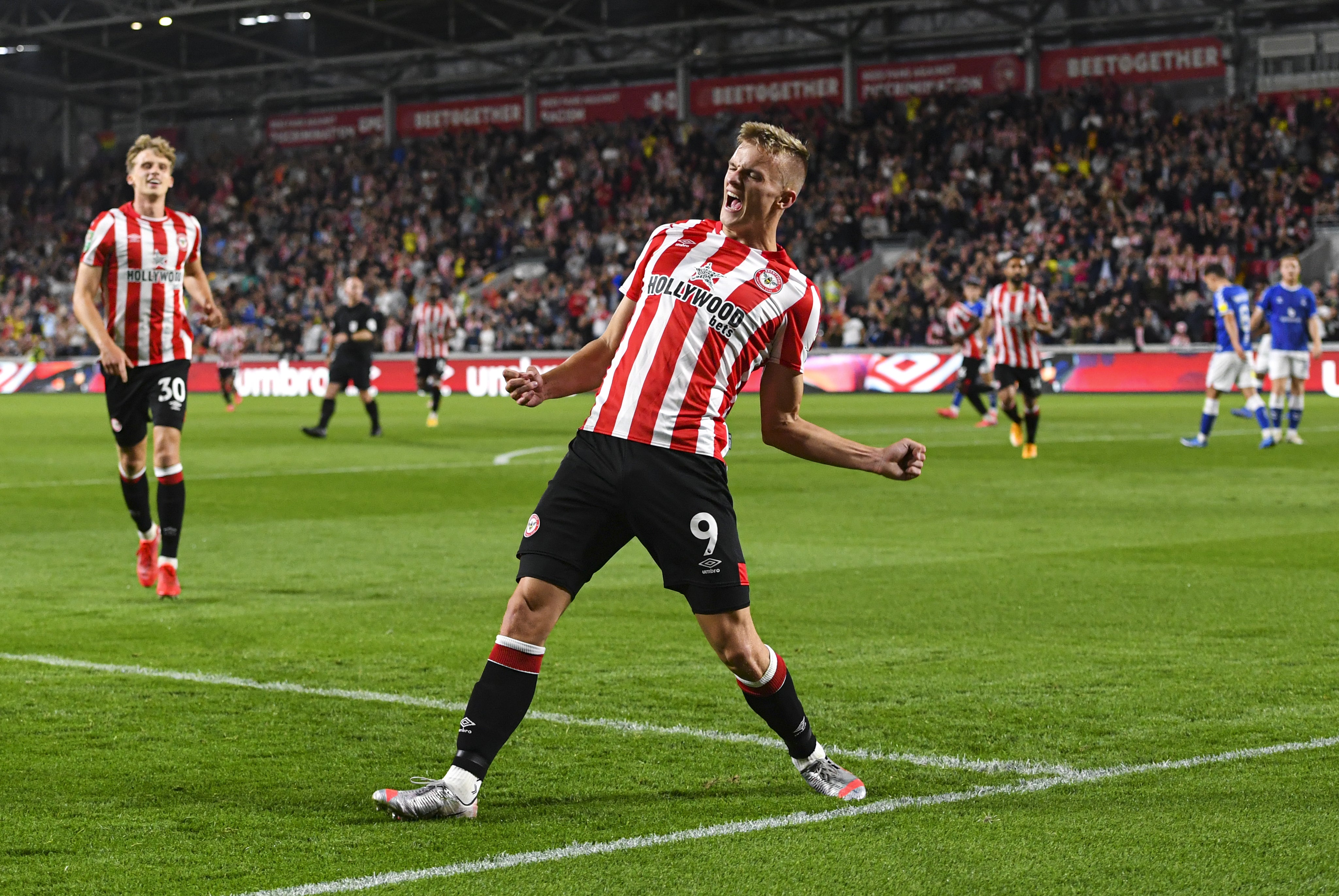 Marcus Forss scored four times for Brentford (Ashley Western/PA)