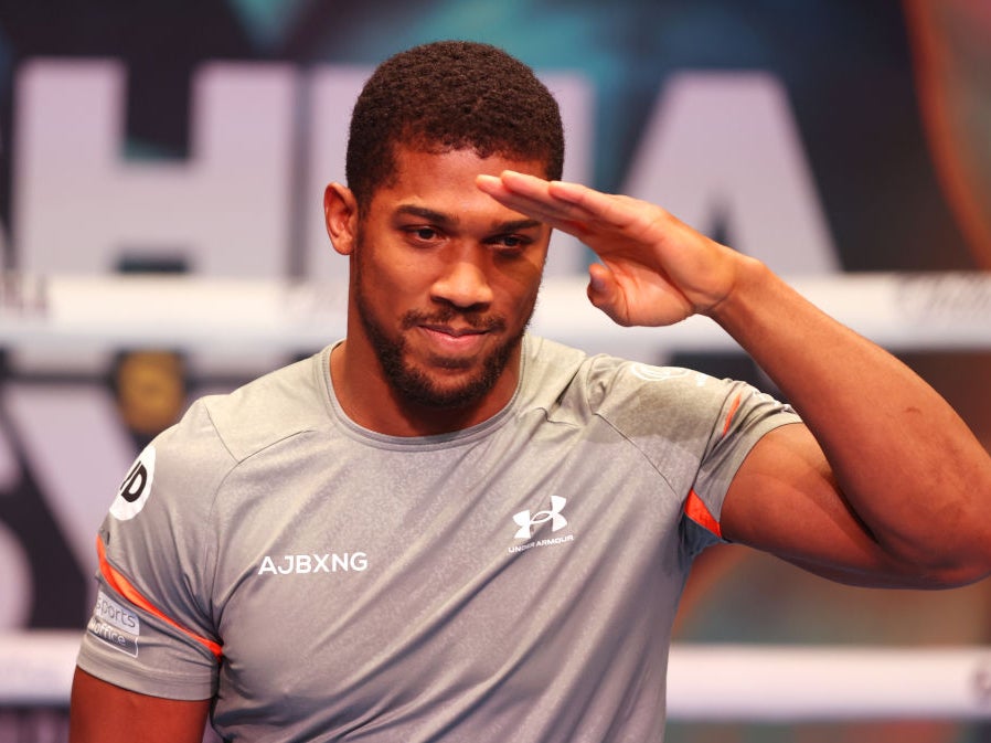 Joshua will defend his world heavyweight titles this Saturday at the Tottenham Hotspur Stadium