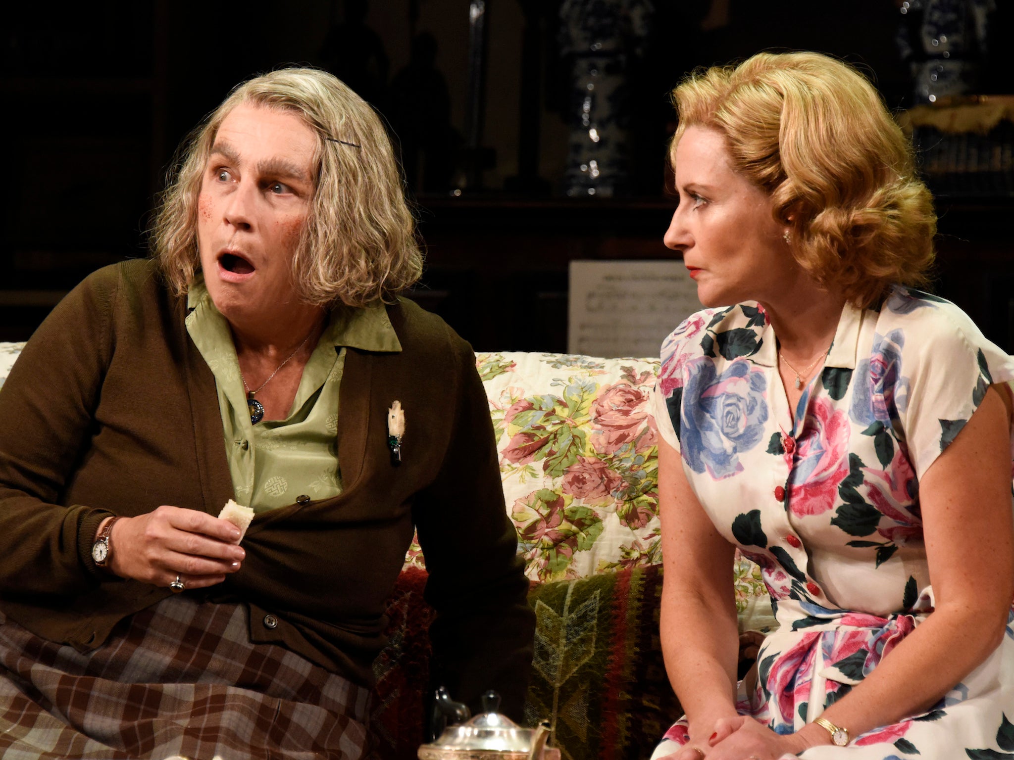 Jennifer Saunders as Madame Arcati and Lisa Dillon as Ruth