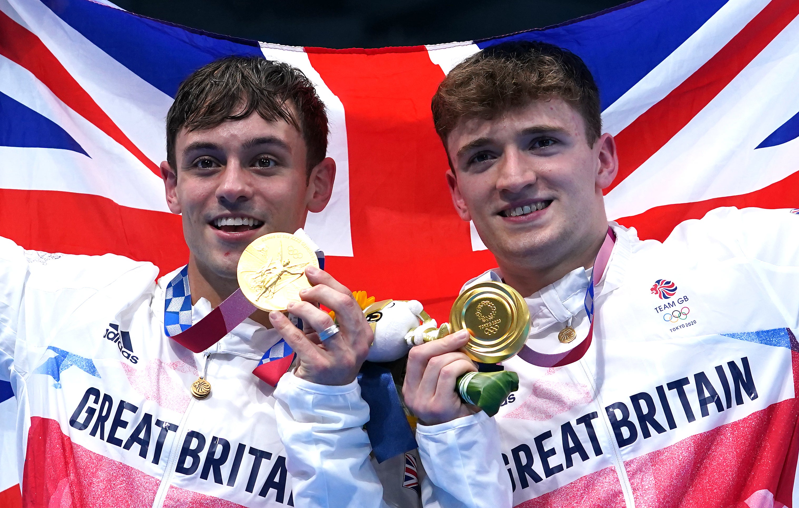 Matty Lee, right, won Olympic gold alongside Tom Daley at Tokyo 2020 (Adam Davy/PA)