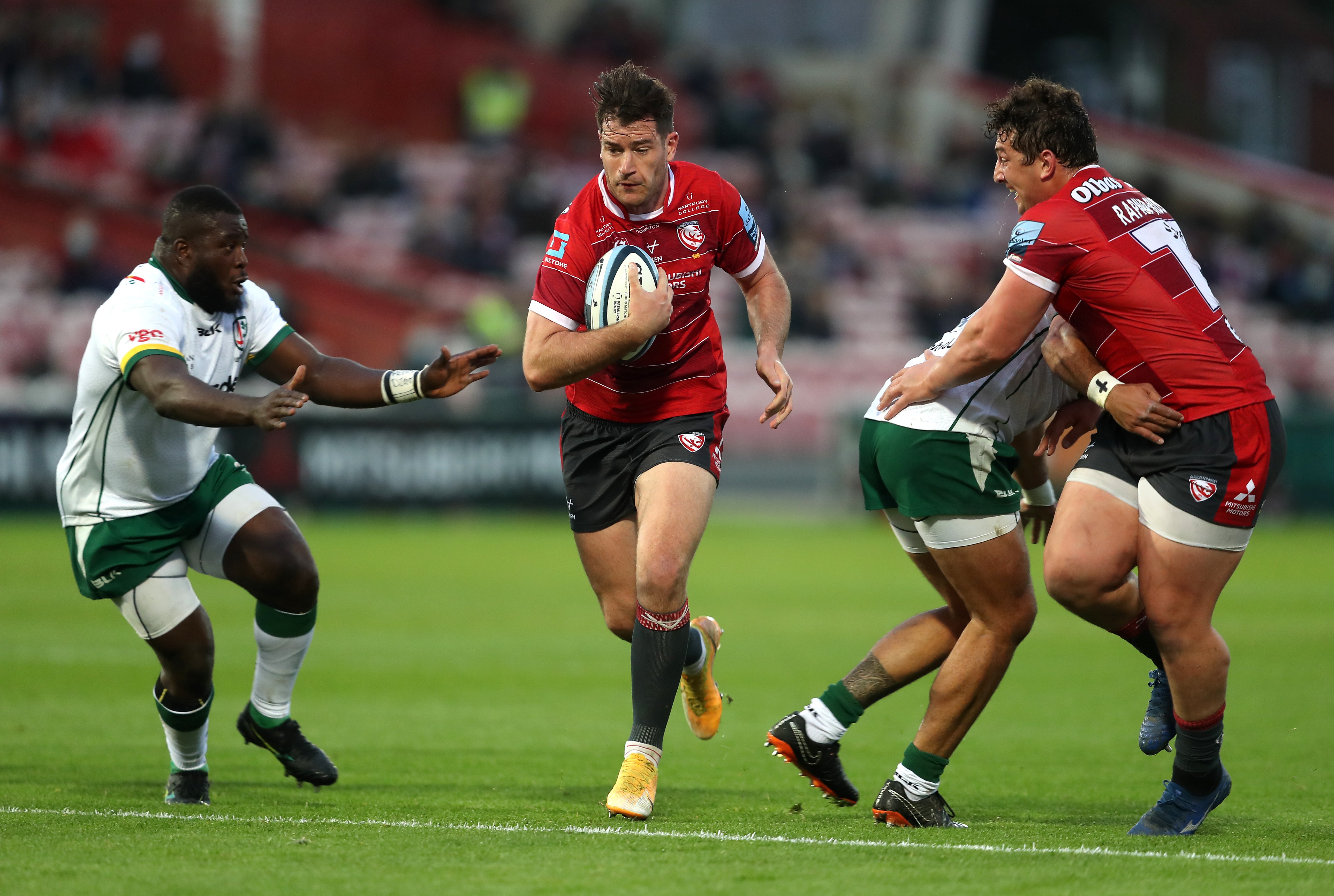 Mark Atkinson (centre) in action for Gloucester (David Davies/PA)