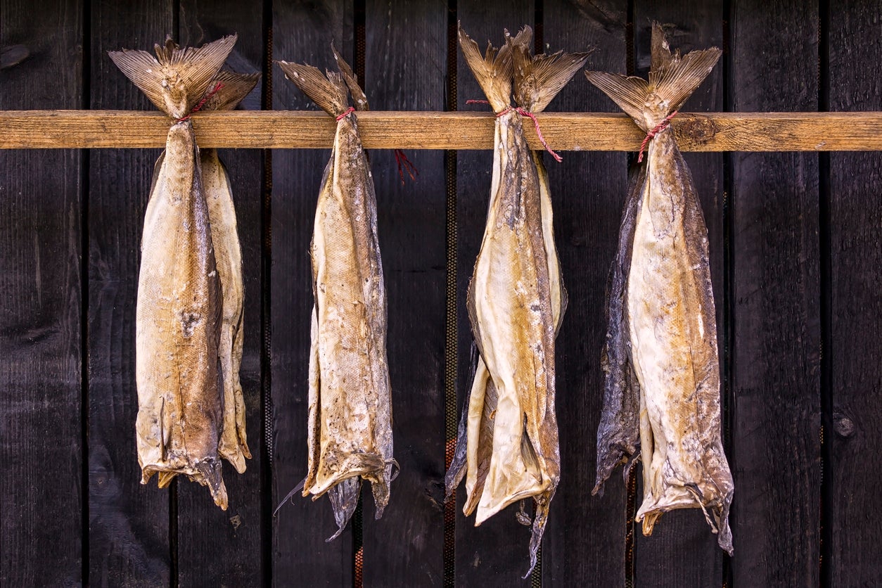 Wind-dried fish is a local delicacy