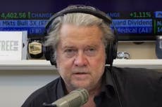 Steve Bannon admits he helped plan 6 January Trump rally to ‘kill the Biden presidency in the crib’