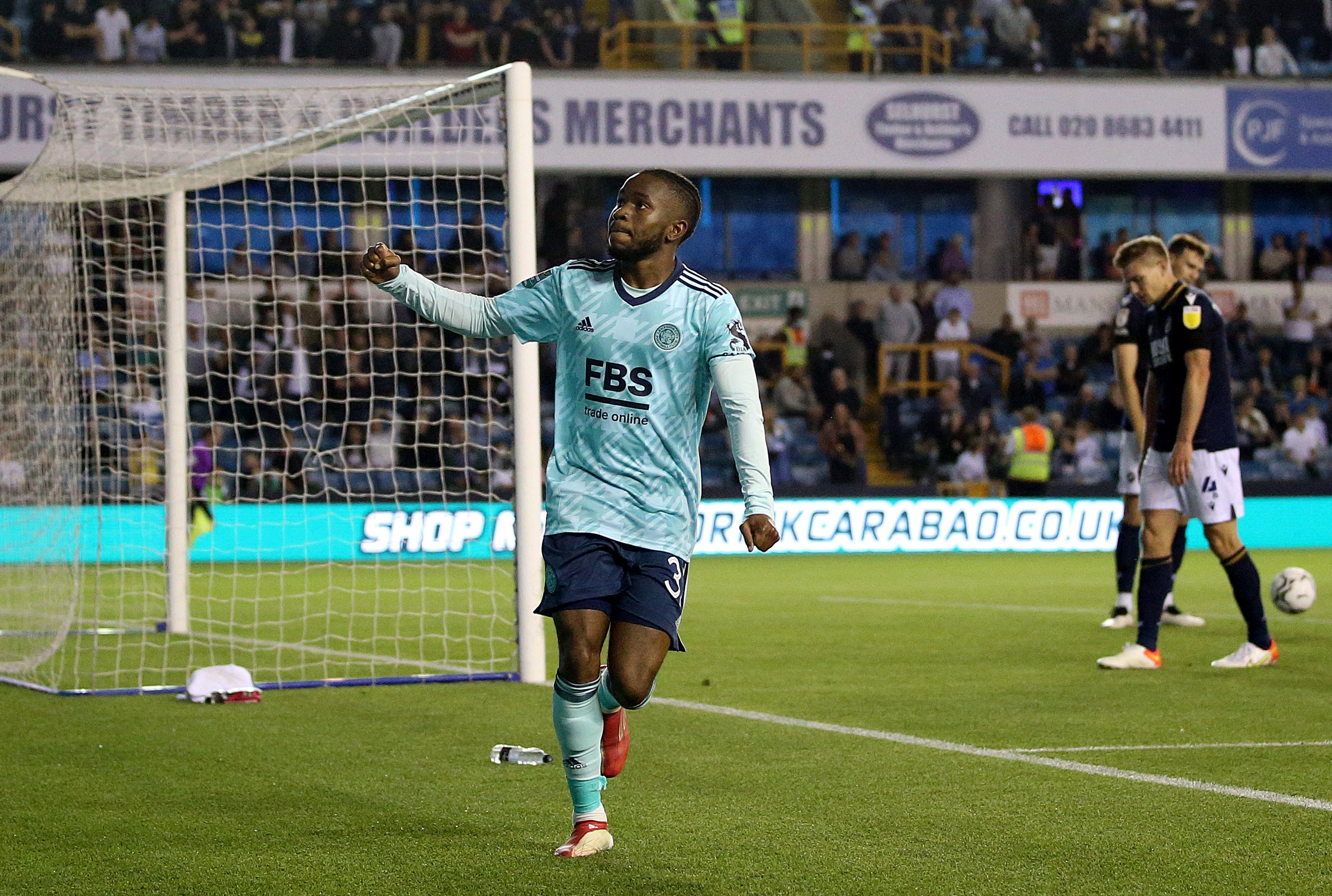 Ademola Lookman opened the scoring for Leicester (Steven Paston/PA)