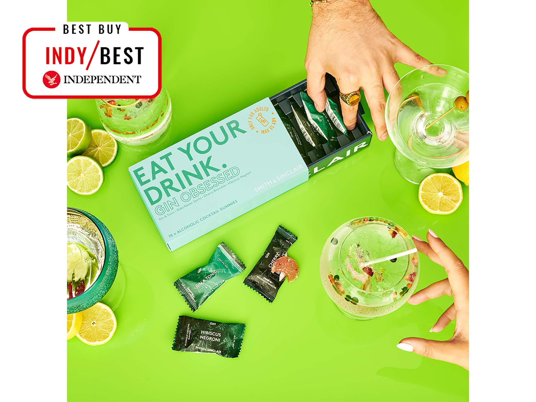 ‘Gin Obsessed’ Alcoholic Cocktail Gummies