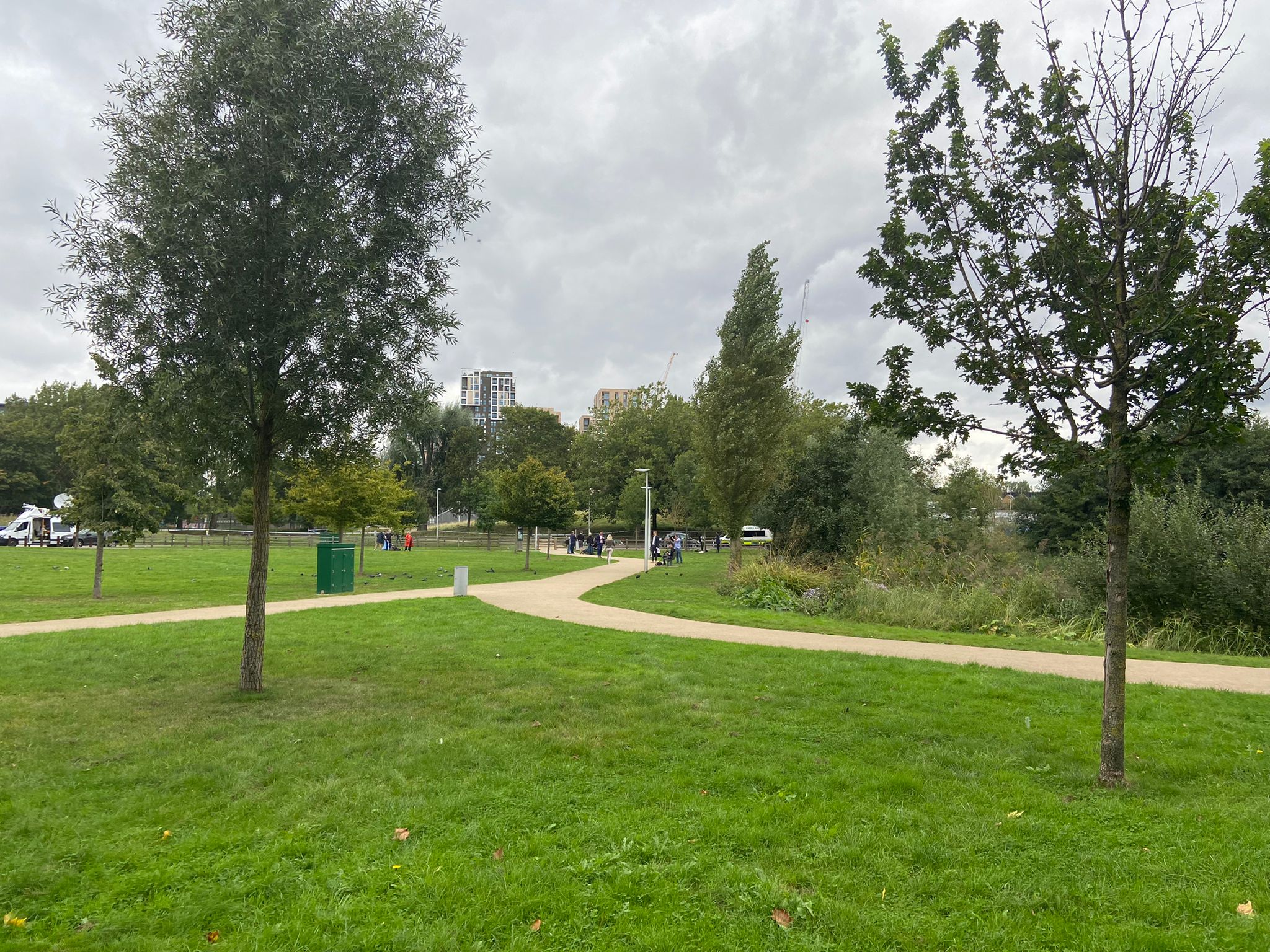 Cantor Park, where Ms Nessa was attacked