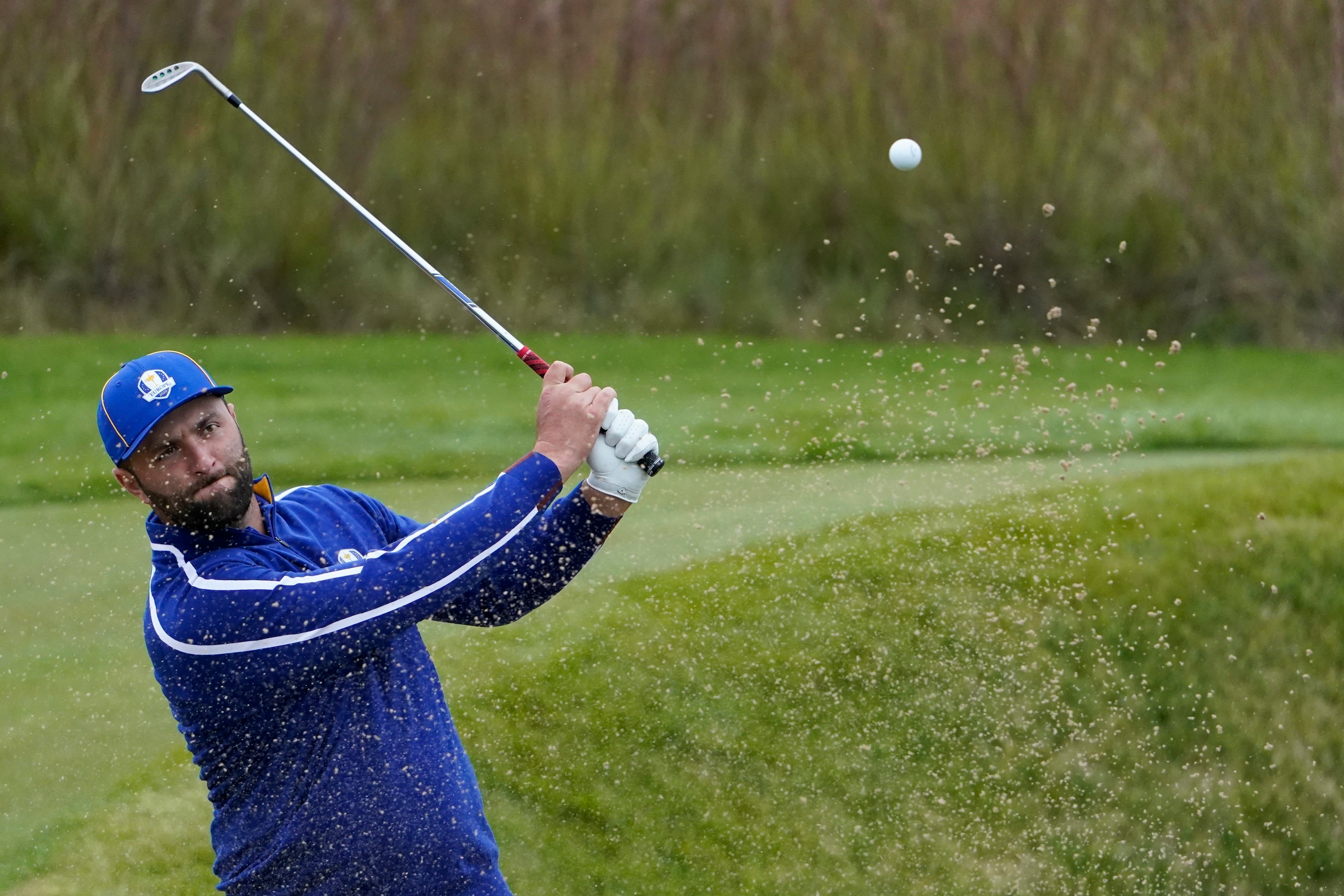 Jon Rahm is seeking a second straight Ryder Cup win to cap an eventful year (Jeff Roberson/AP)