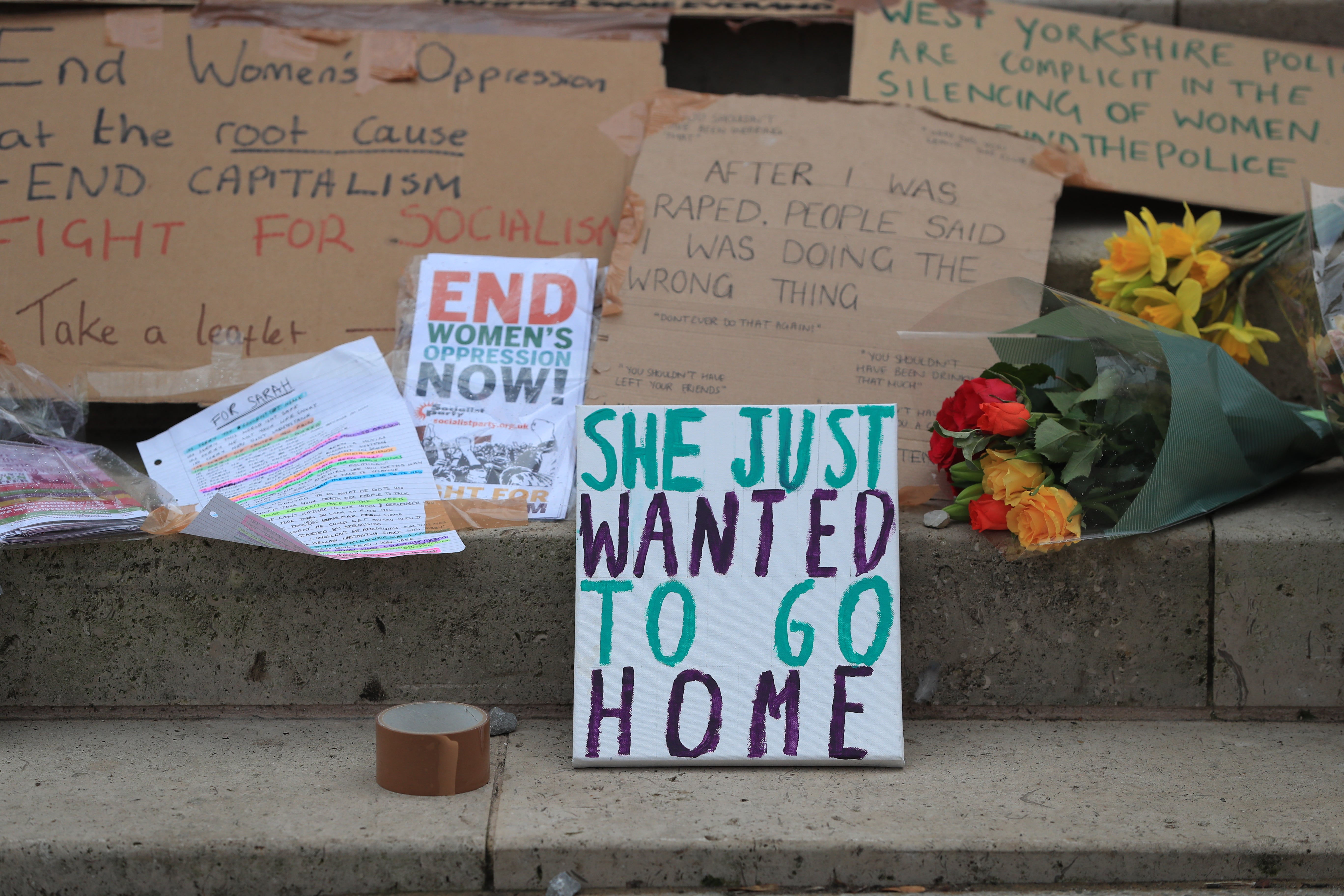 Vigils for murdered woman Sarah Everard sprung up throughout the UK in March