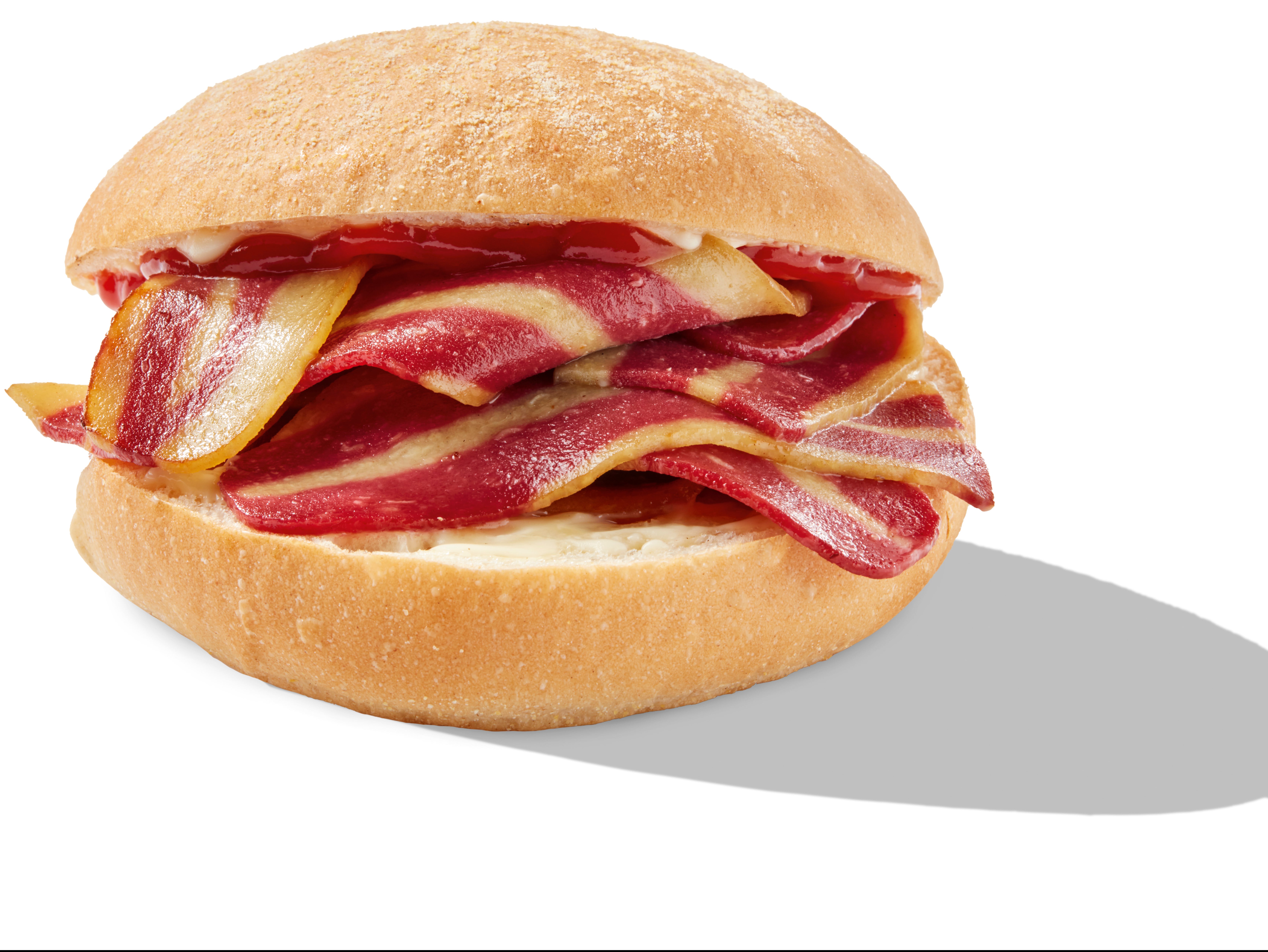 Greggs vegan bacon breakfast roll