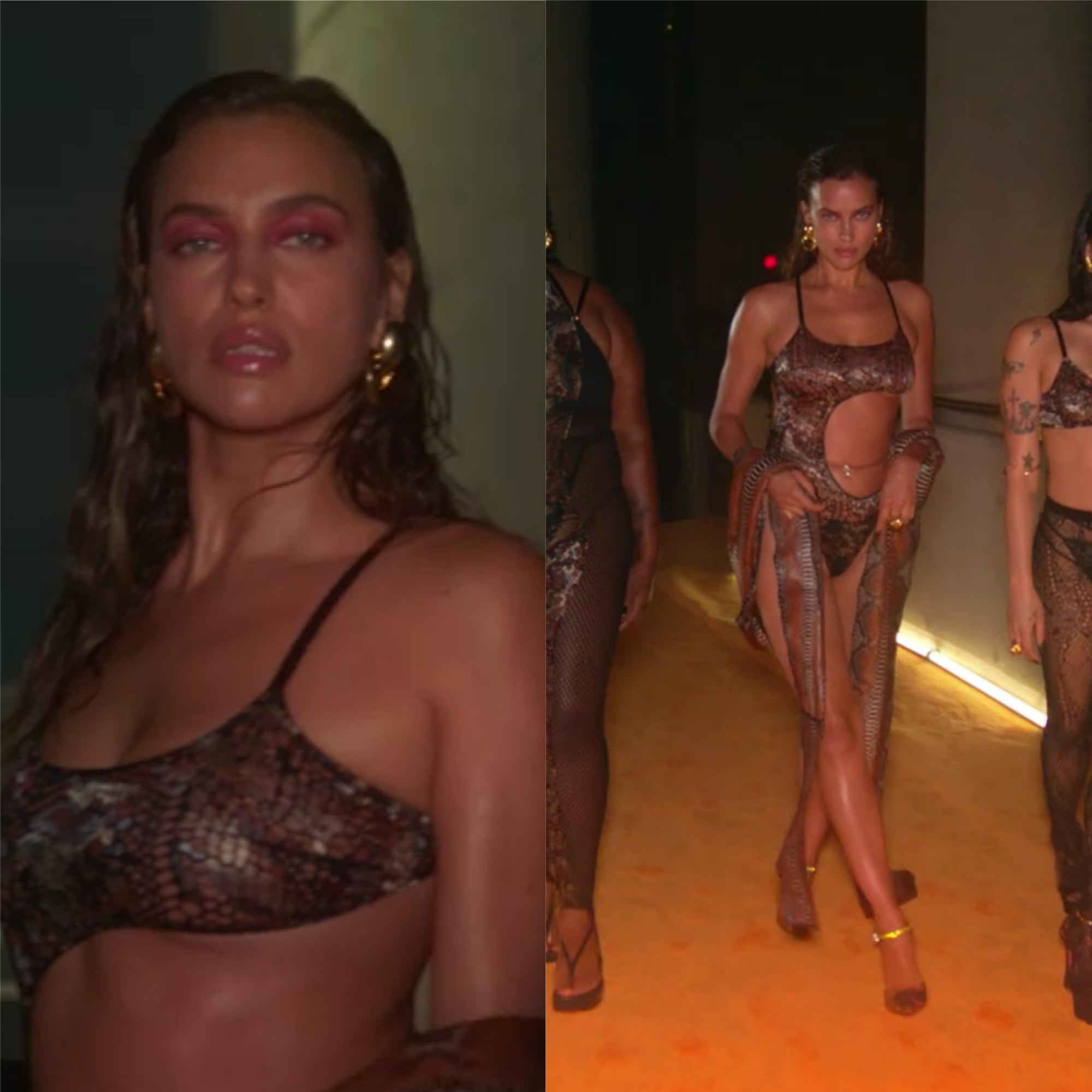 Irina Shayk during the Savage x Fenty show