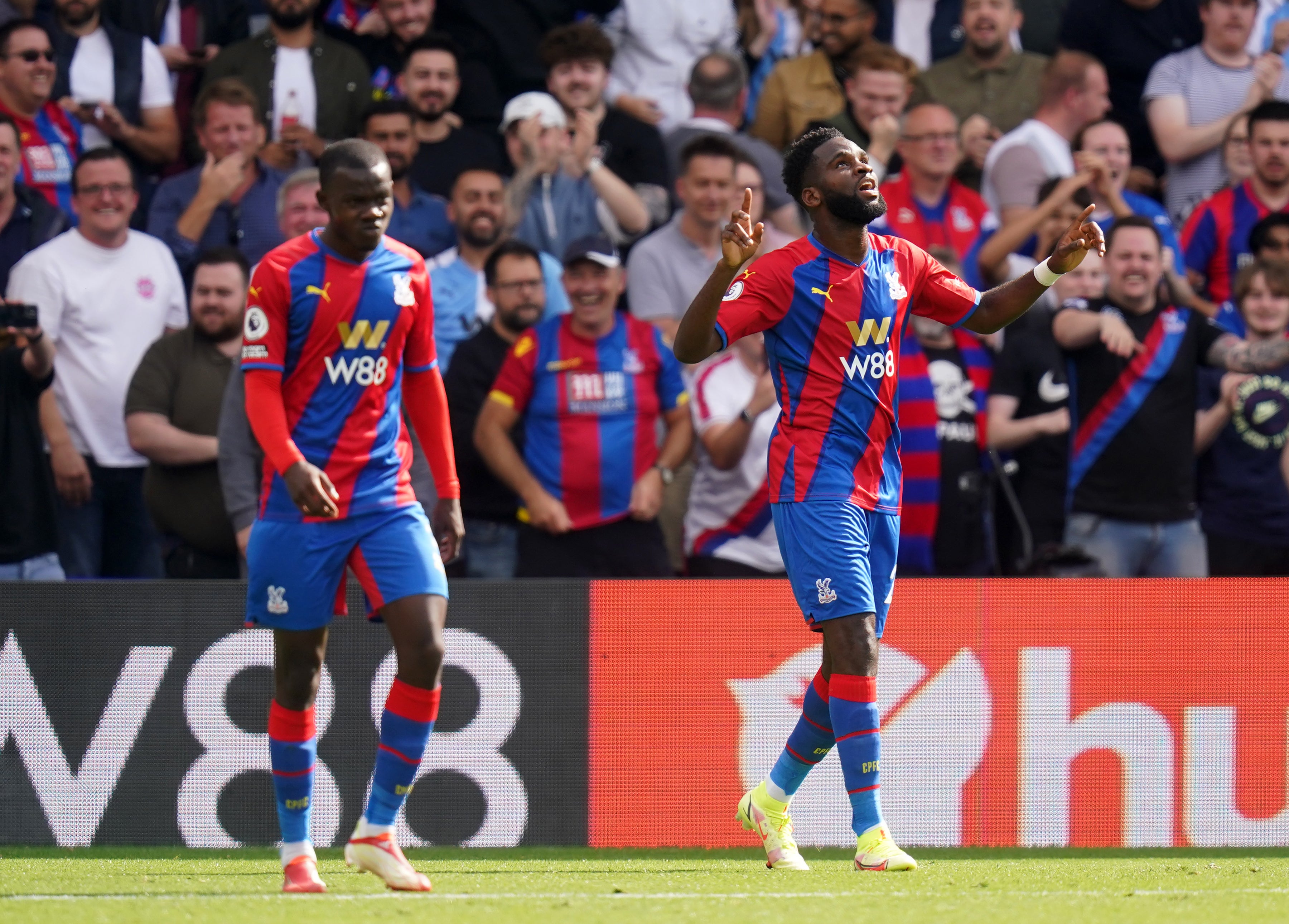 Odsonne Edouard is ready to start for Crystal Palace against Brighton (Adam Davy/PA)