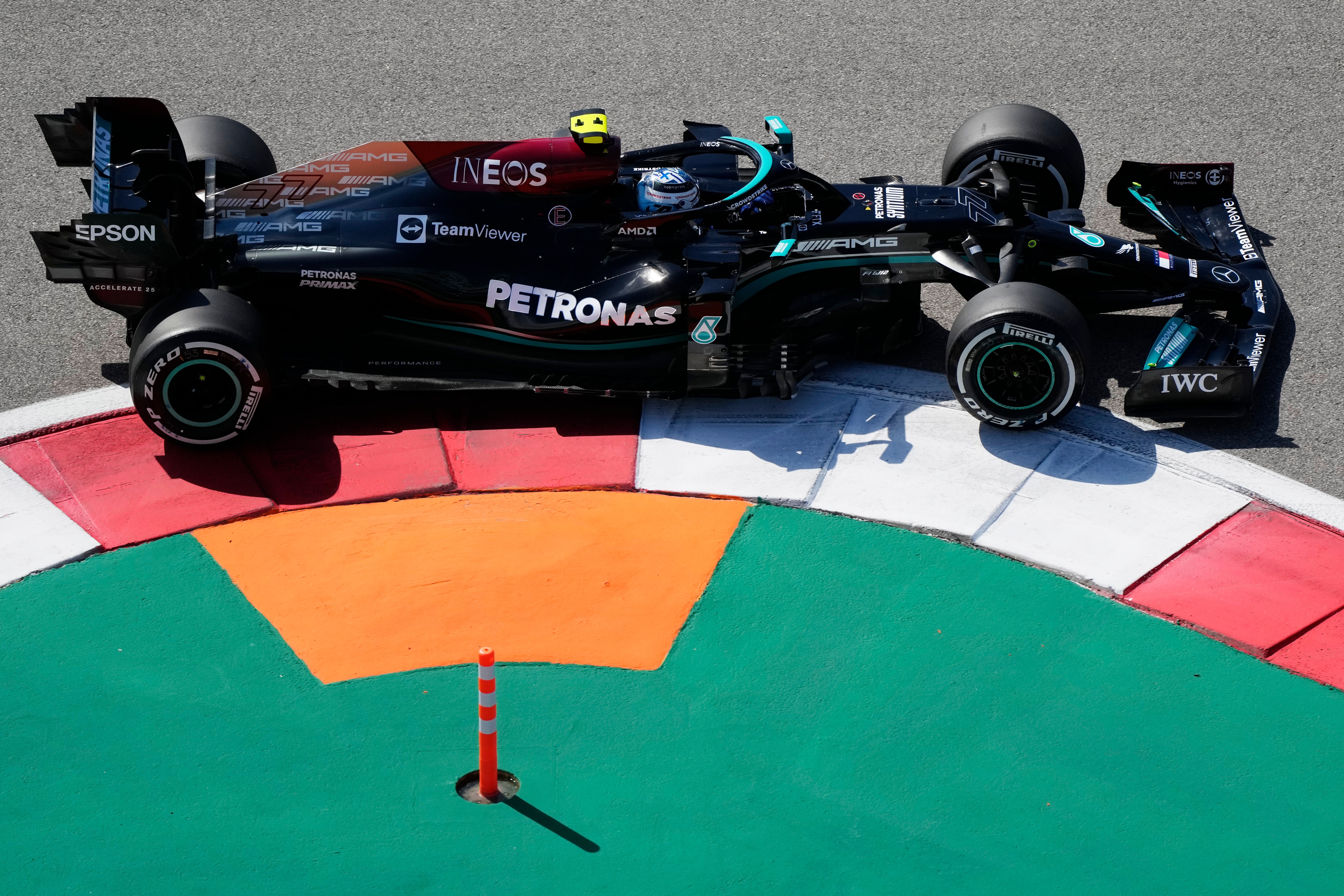 Mercedes driver Valtteri Bottas (Sergei Grits/AP)