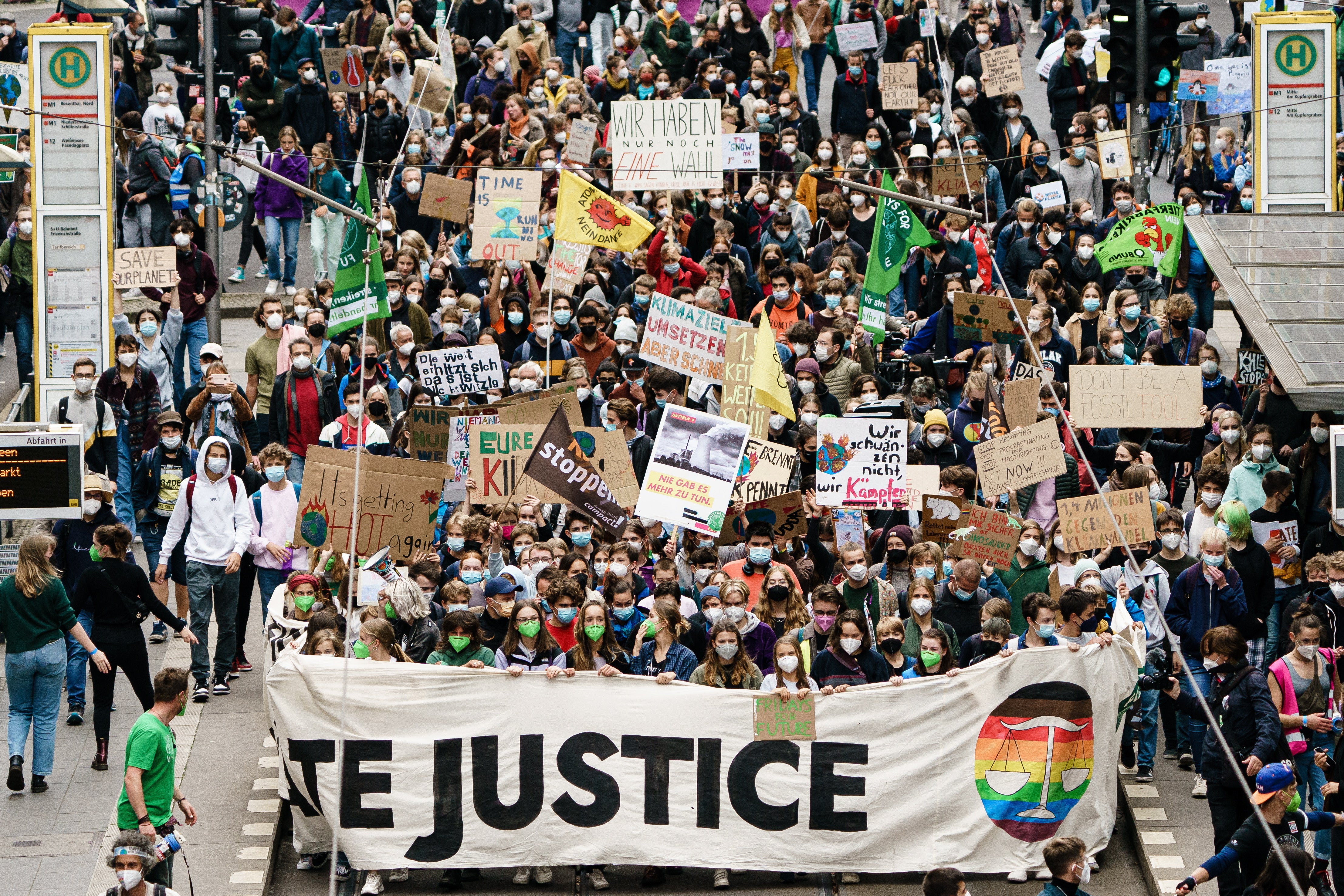 Justice for all? A recent climate protest in Berlin