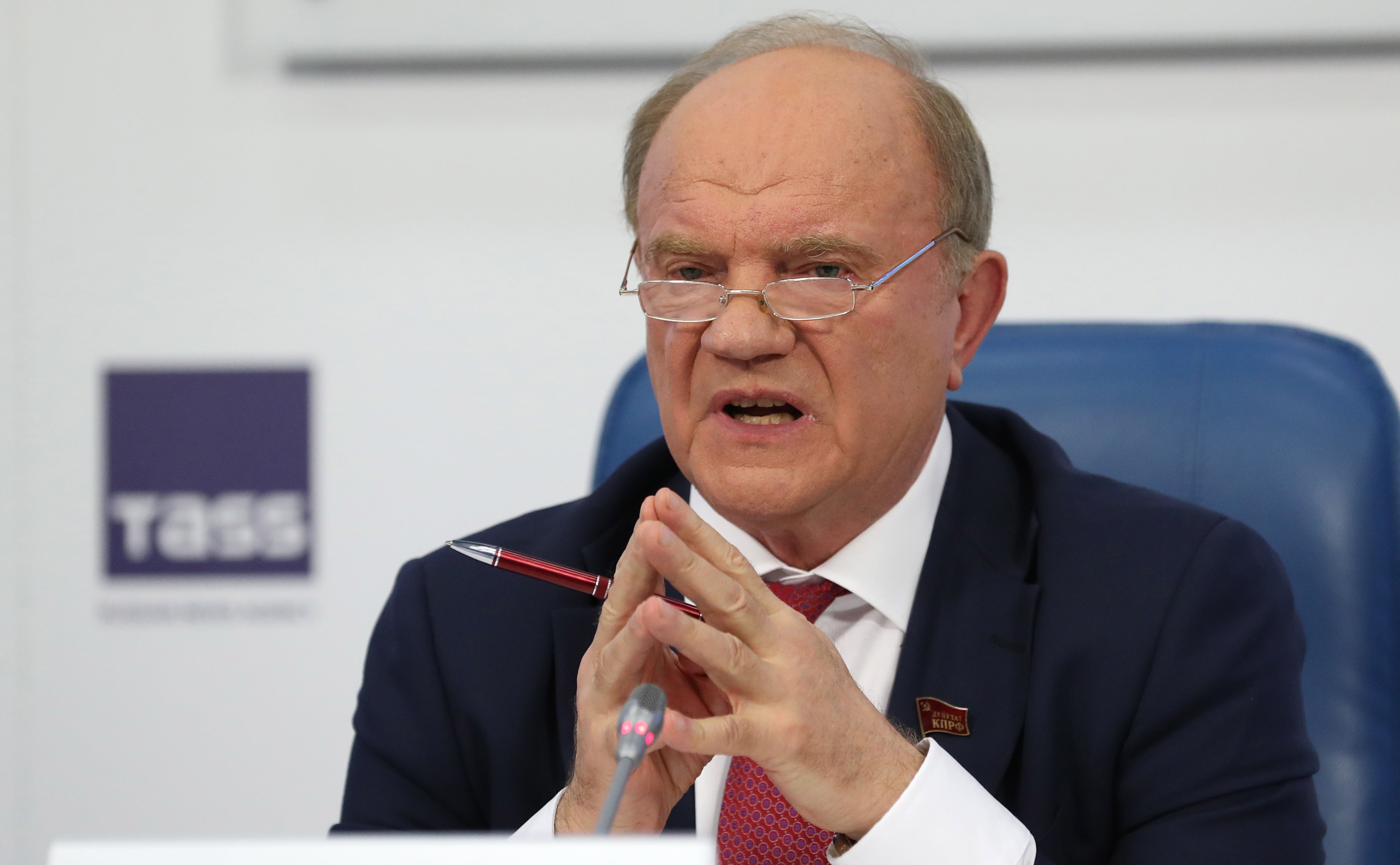 Russian communist party leader, Gennady Zyuganov