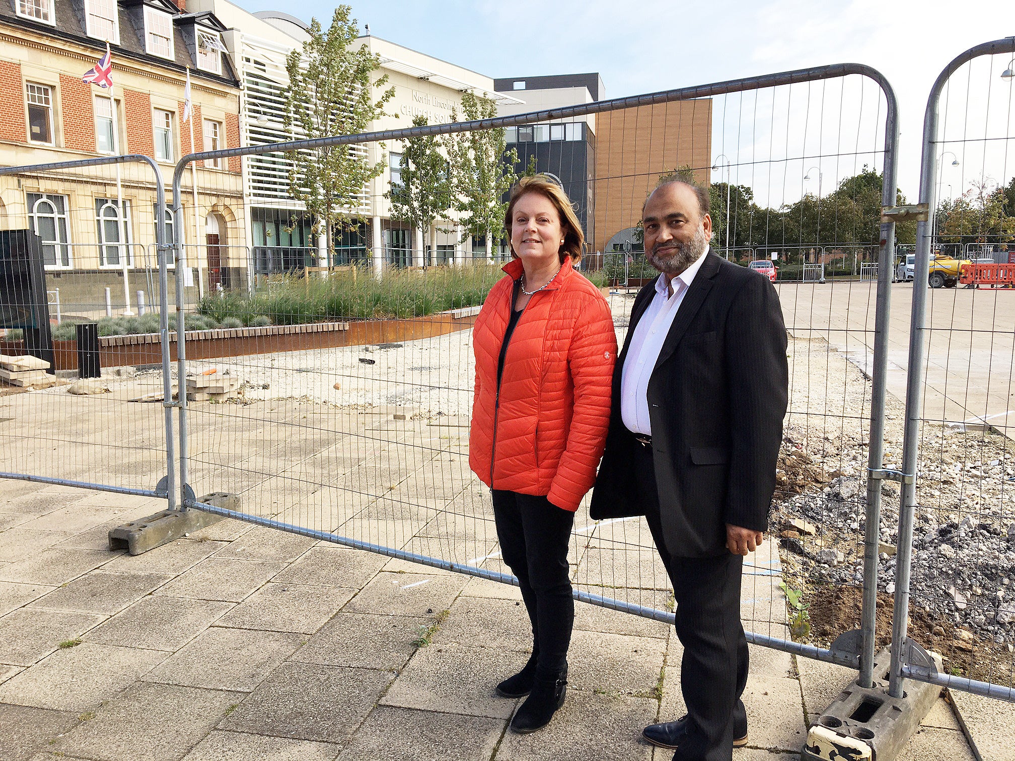 North Lincolnshire Council members Lorraine Yeadon and Mashook Ali