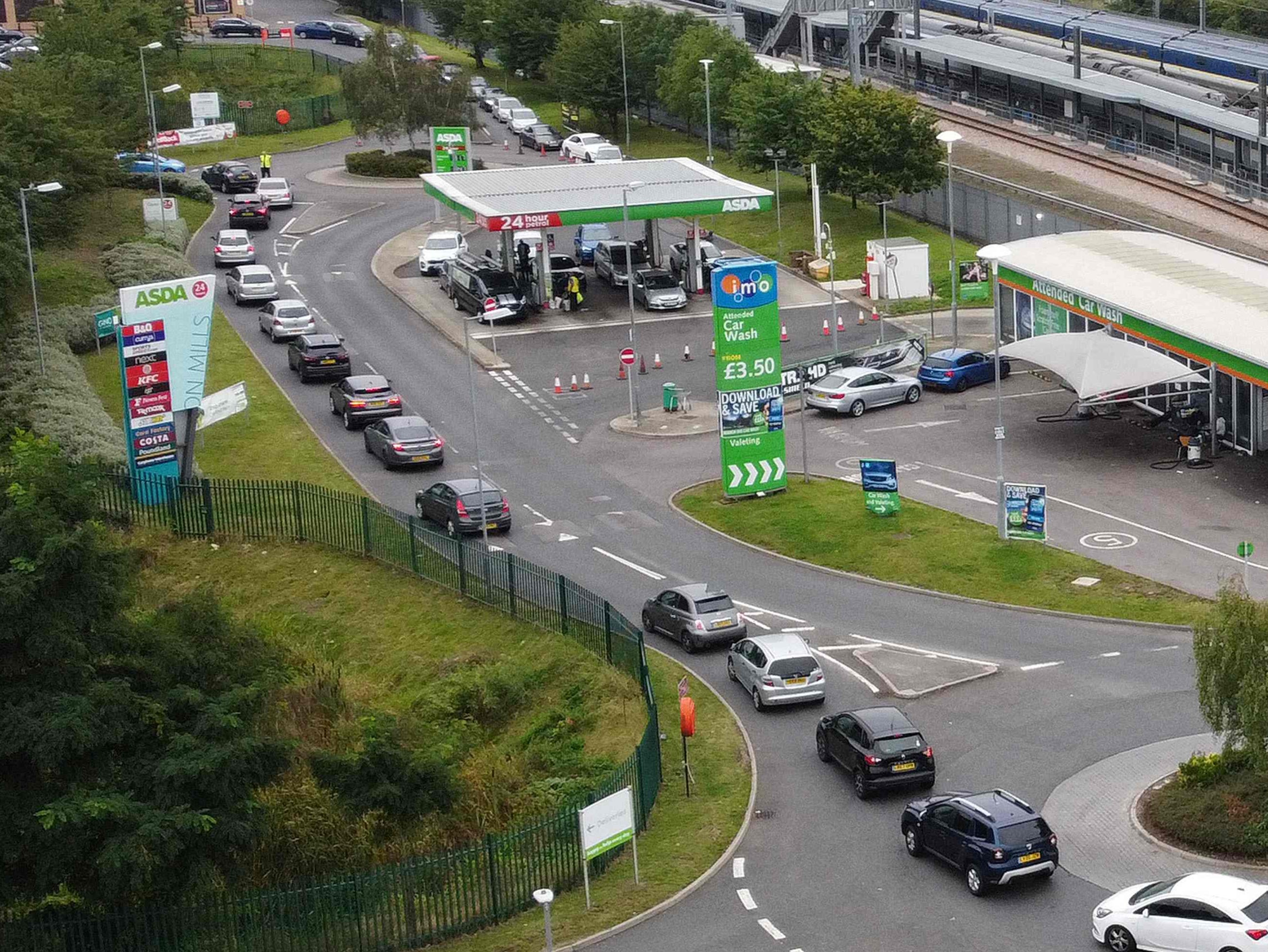 Drivers have been queueing for fuel across the UK