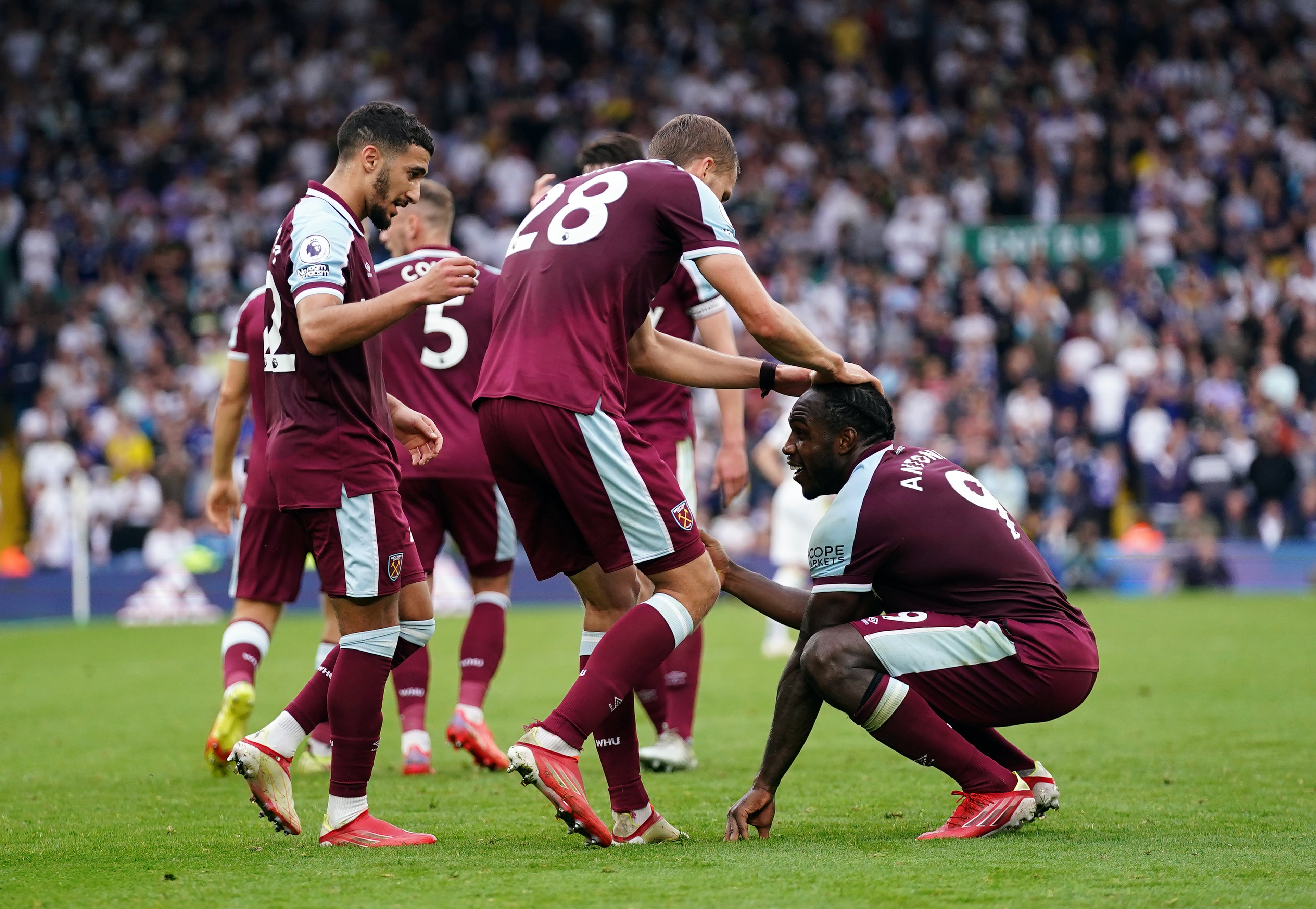 Michail Antonio scored a late winner for West Ham (Zac Goodwin/PA)