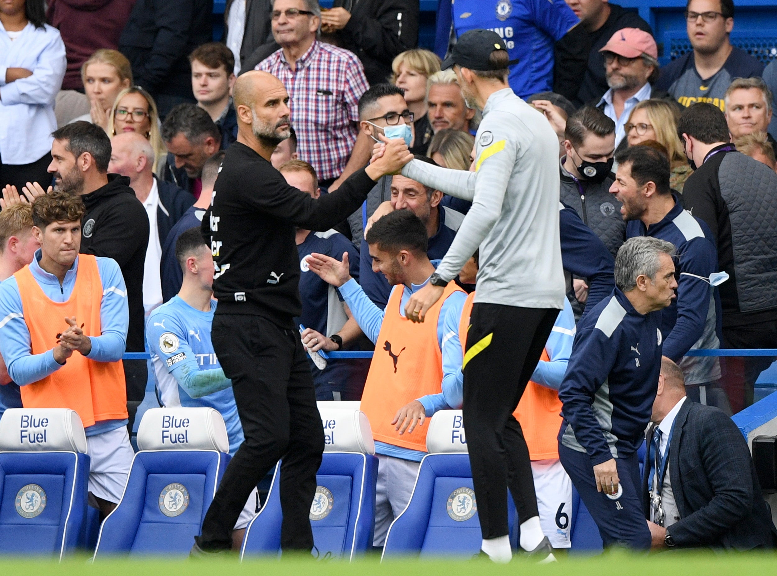 Pep Guardiola got the better of Thomas Tuchel this time