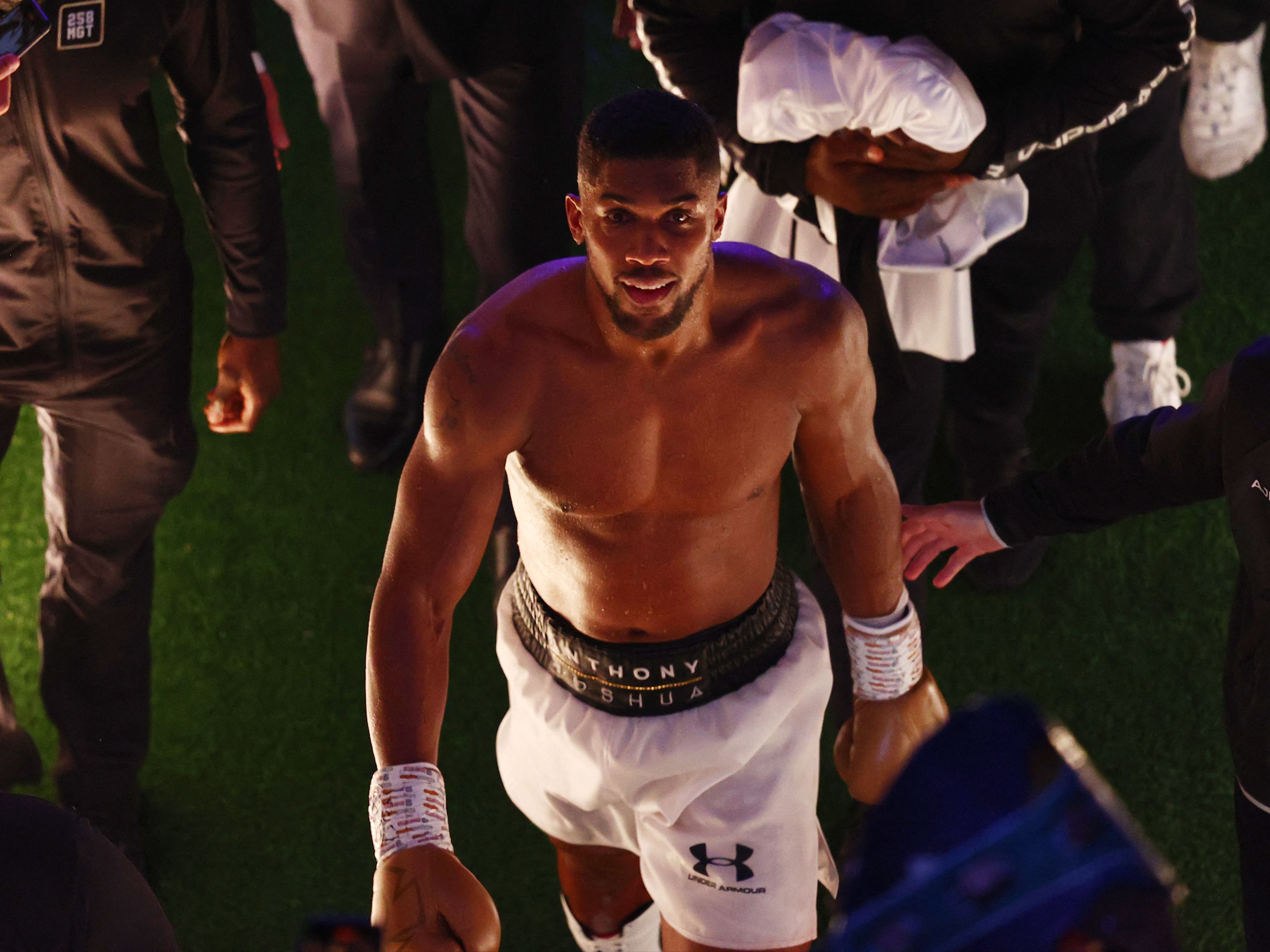 Anthony Joshua was dethroned as world heavyweight champion