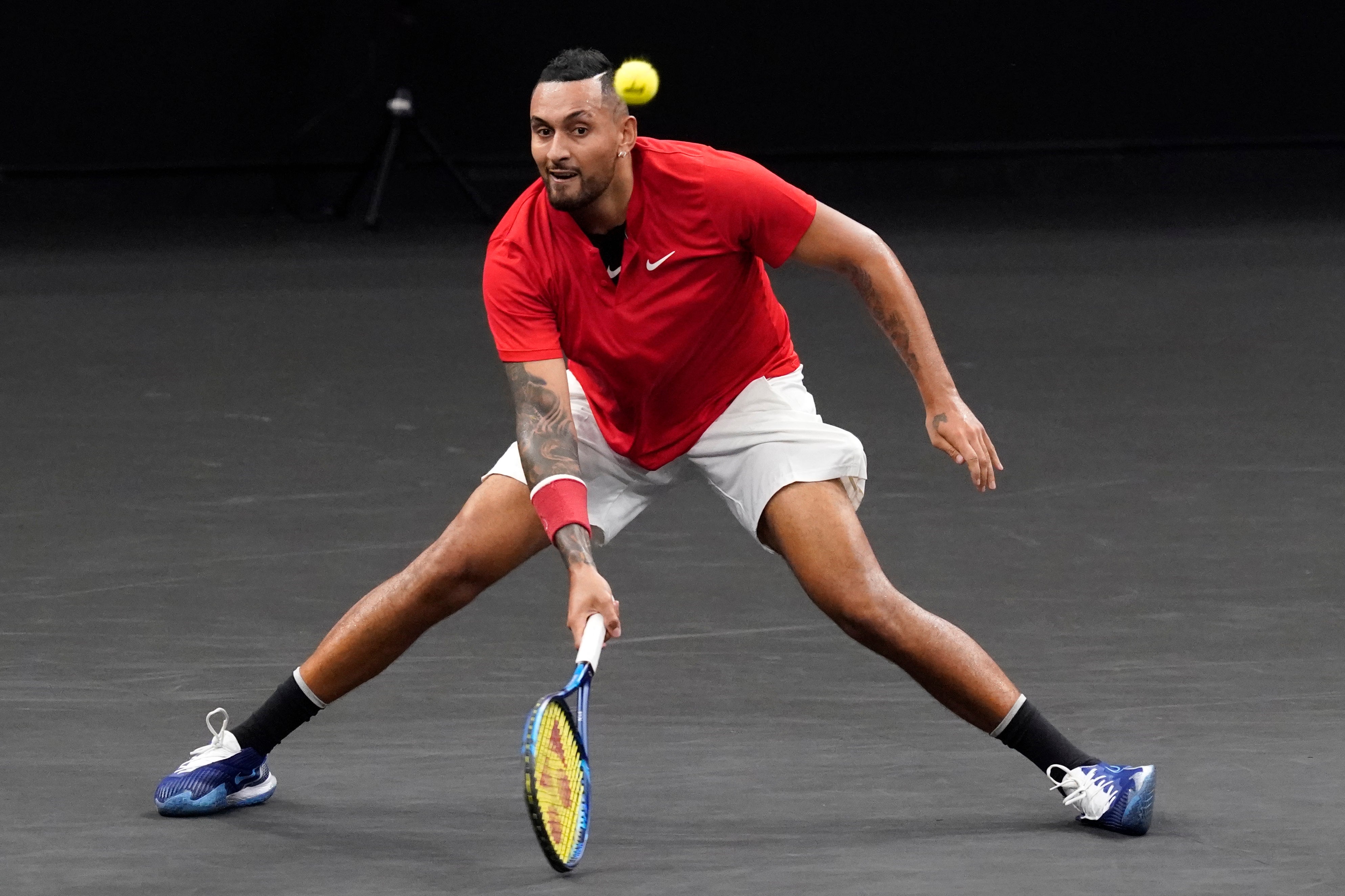 Nick Kyrgios has played his last match of 2021 (Elise Amendola/AP)