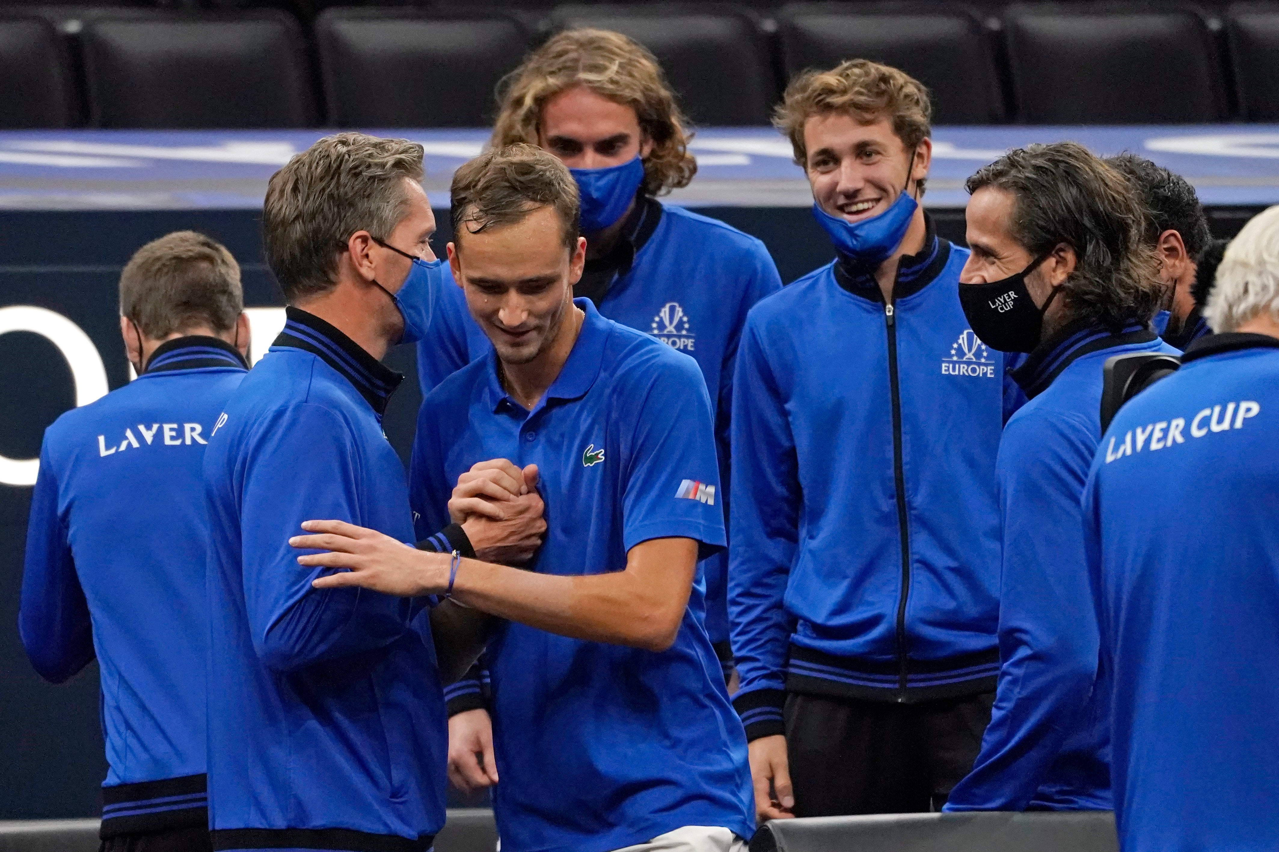 Team Europe claimed Laver Cup victory again (Elise Amendola/AP)