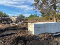 Hurricane Ida swept away coffins in a Black town outside the levee system – and residents are still pleading for help