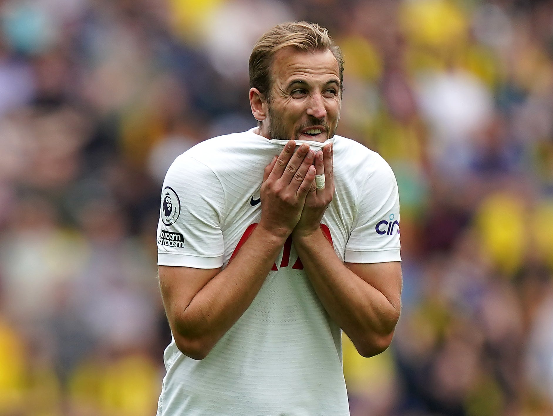 Harry Kane has yet to score in this season’s Premier League (Mike Egerton/PA)