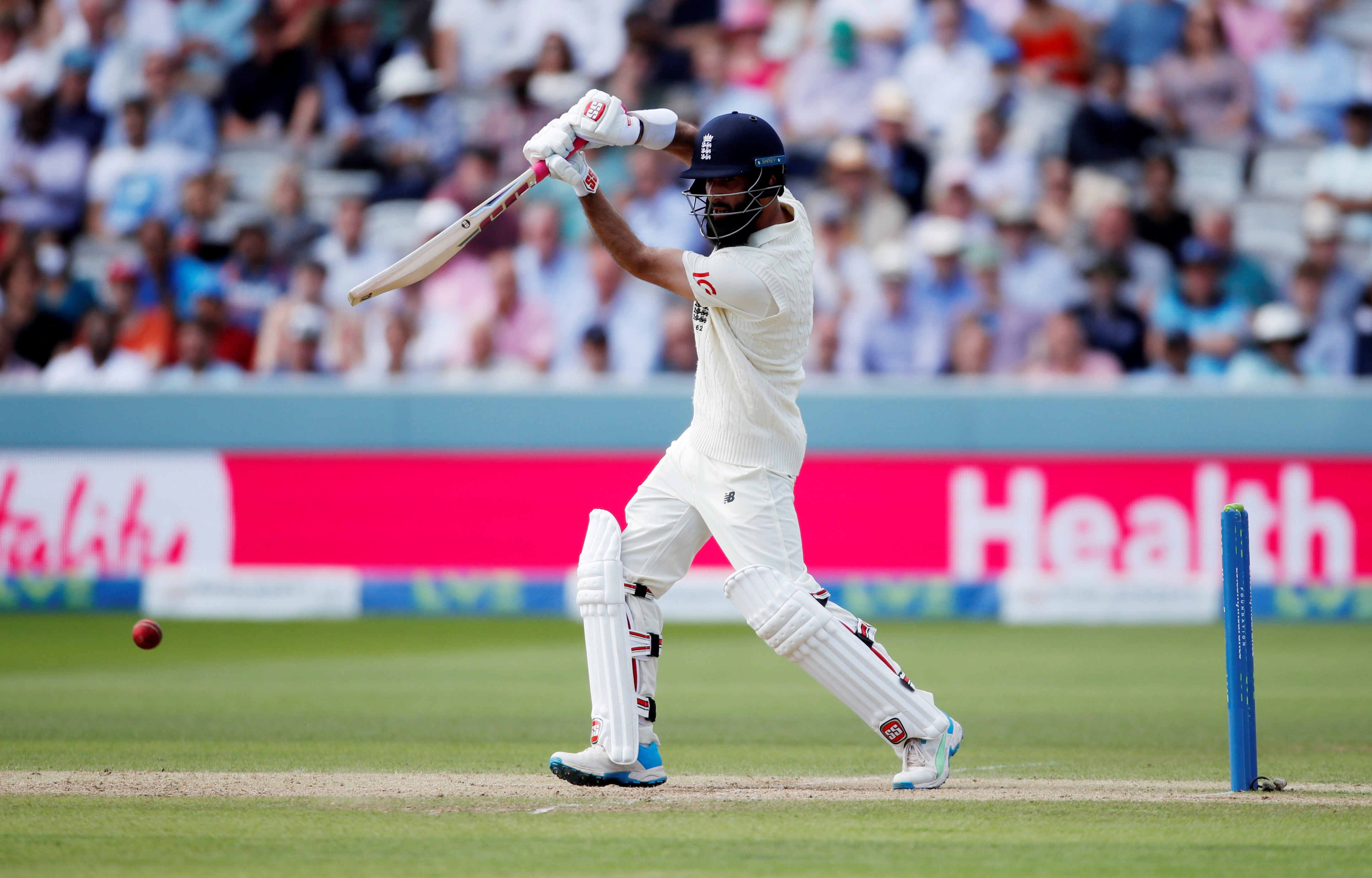 Moeen Ali in action for England against India at Lord’s last month