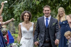 A thrifty couple saved thousands on their DIY wedding